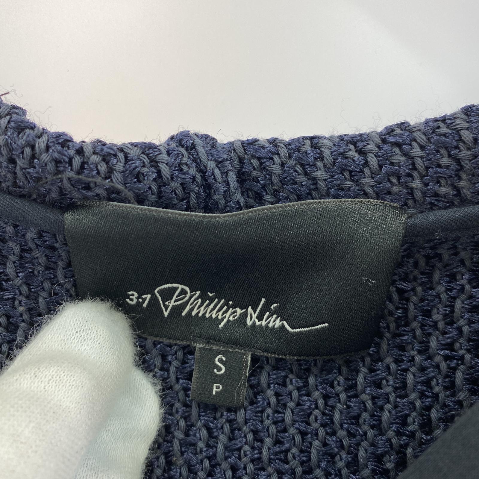 その他アウター 3.1 Phillip Lim/ニットパーカー S ネイビー