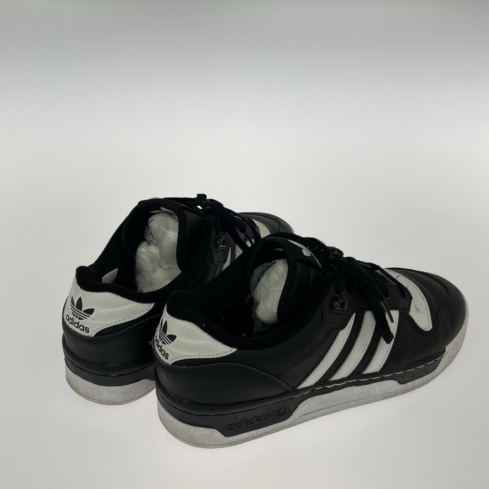 スニーカー adidas RIVALRY LOW 黒 27.5cm ブラック