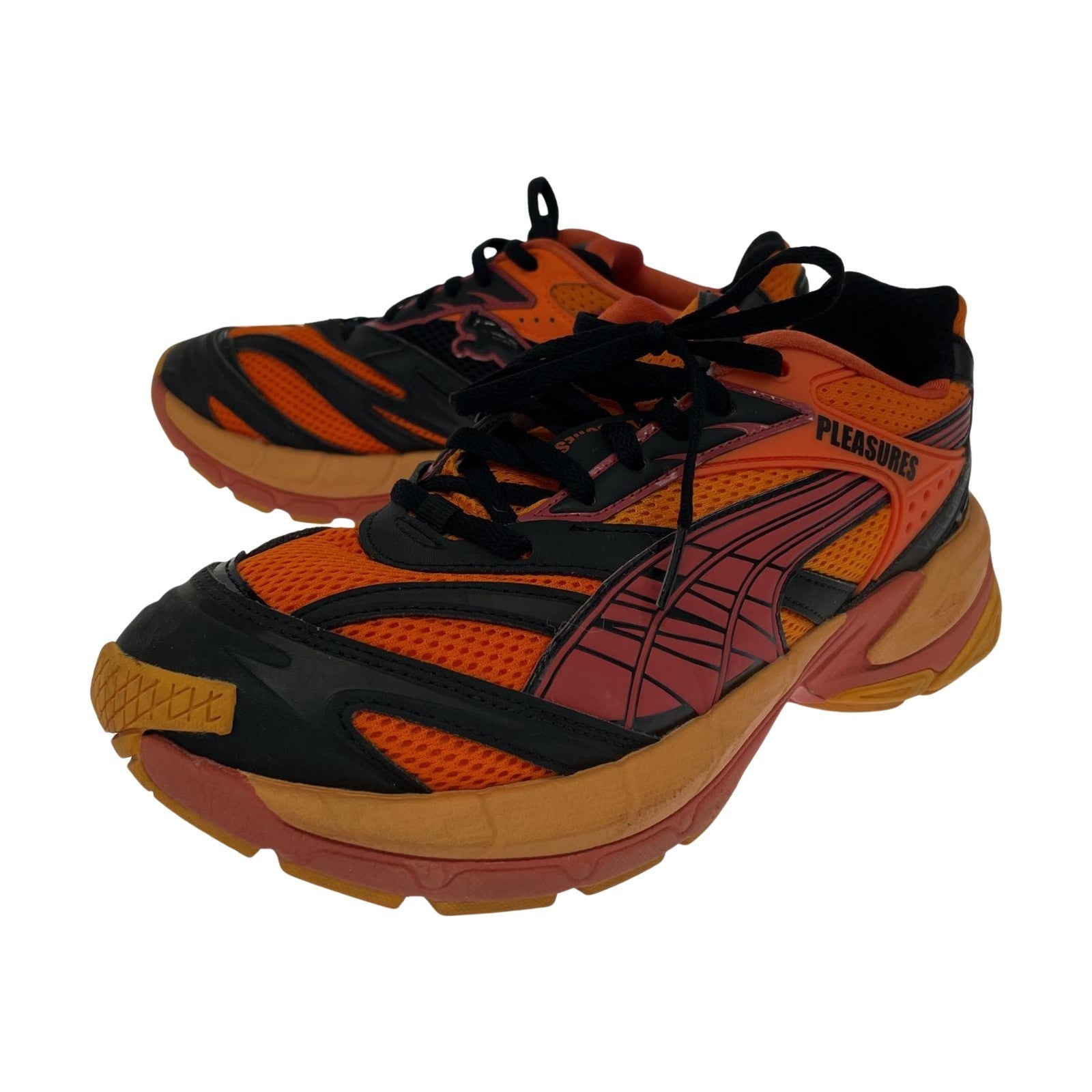 スニーカー PUMAxPLEASURES VELOPHASIS LAYERS 26.5cm 26.5cm (US8 1/2 UK8 EU43) オレンジ