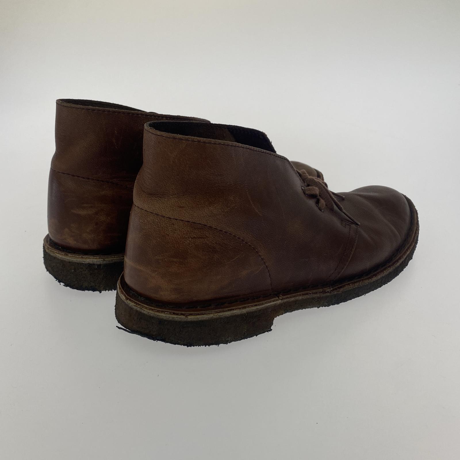 ブーツ Clarks レザー デザートブーツ ブラウン (25.5) 25.5cm (US7 1/2 UK7 EU41) ブラウン
