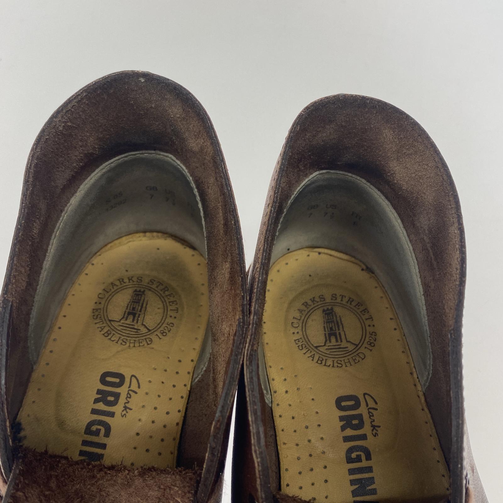 ブーツ Clarks レザー デザートブーツ ブラウン (25.5) 25.5cm (US7 1/2 UK7 EU41) ブラウン