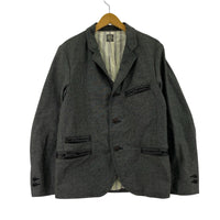テーラードジャケット SUGAR CANE COTTON PRINT MOLESKIN JACKET SC13422 グレー (36)