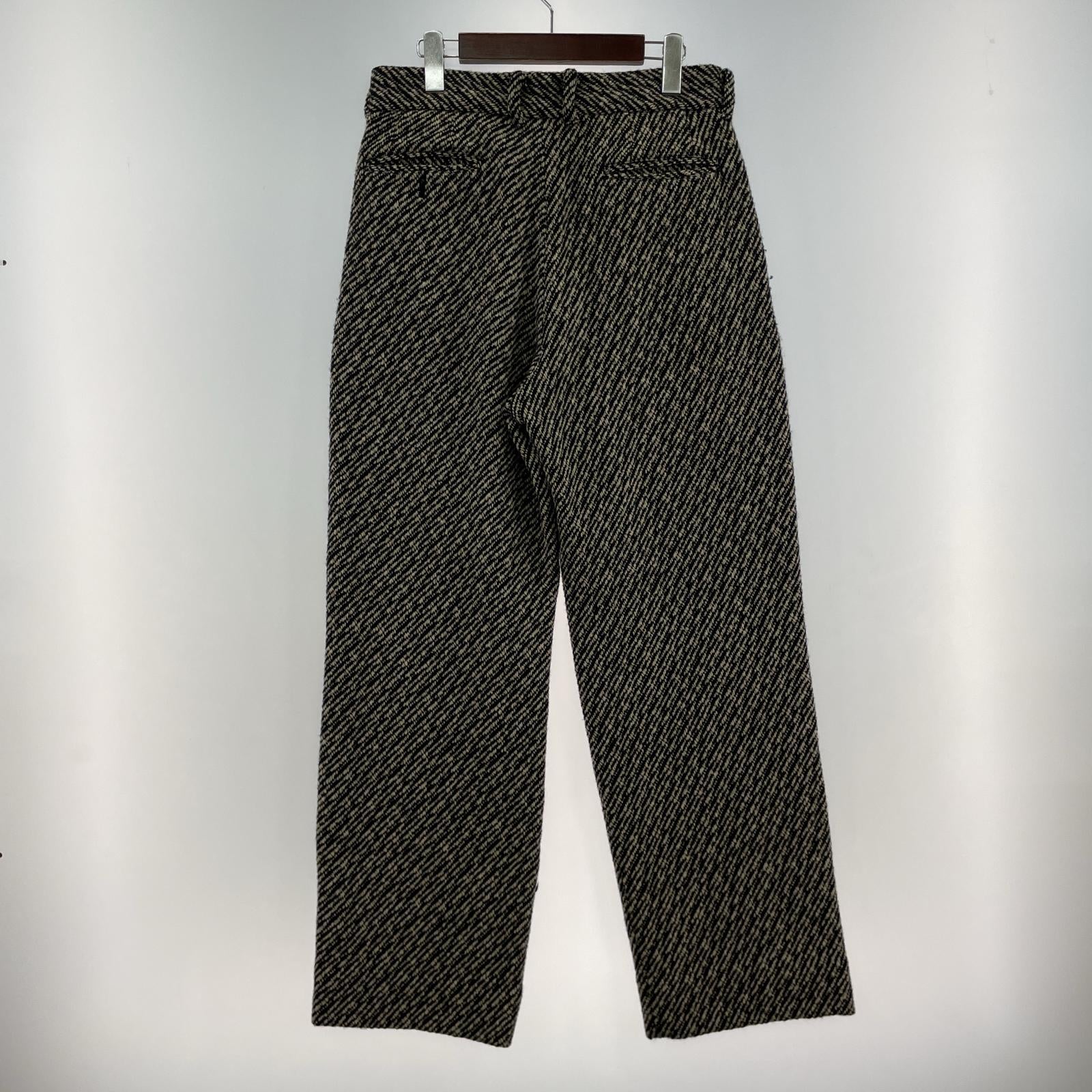 その他ボトムス YOKE WOOL NEP TWEED 2PLEATED WIDE TROUSERS 2 グレー 2 グレー