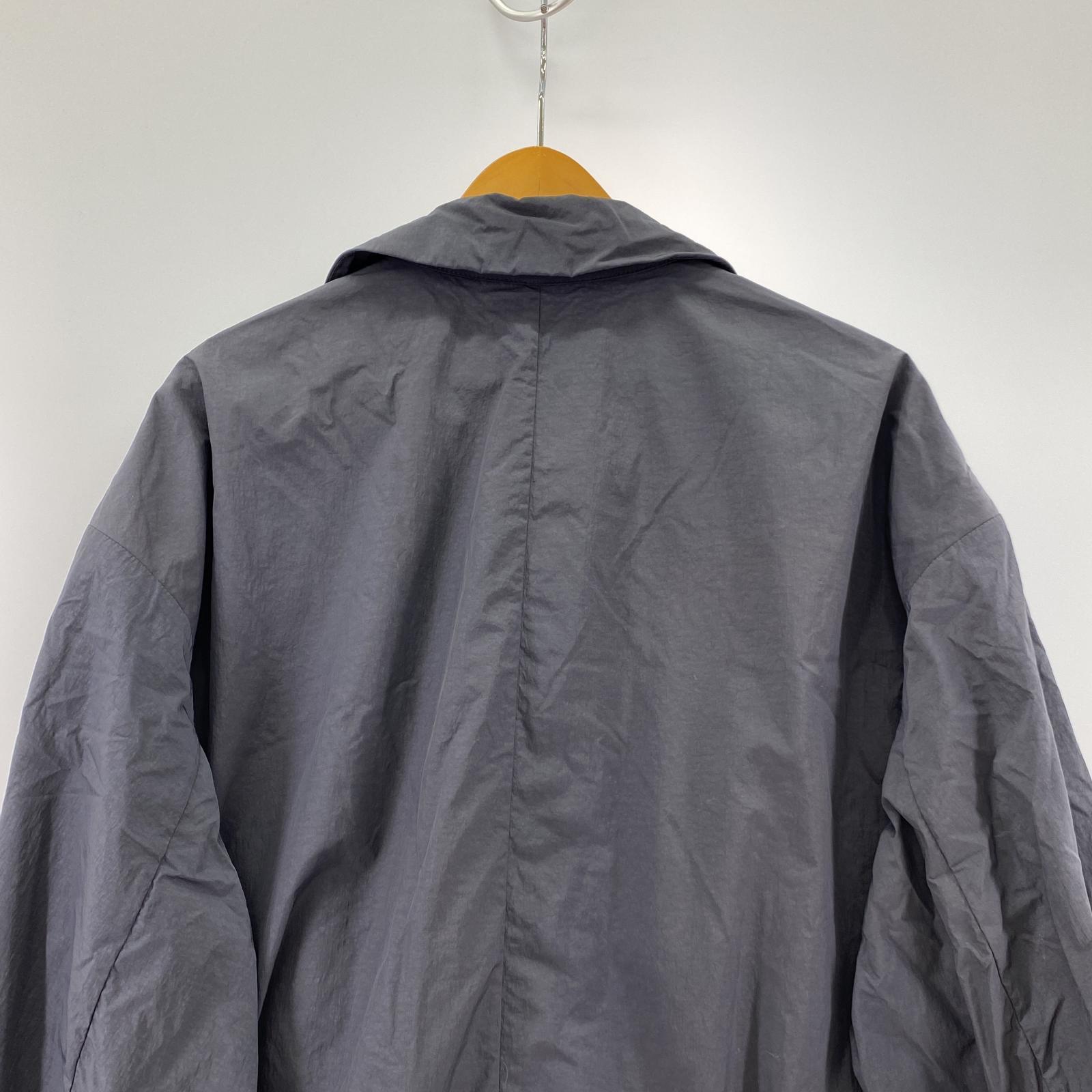 その他アウター UNIQLO +J ナイロン オーバーサイズステンカラーコート グレー (S) S グレー