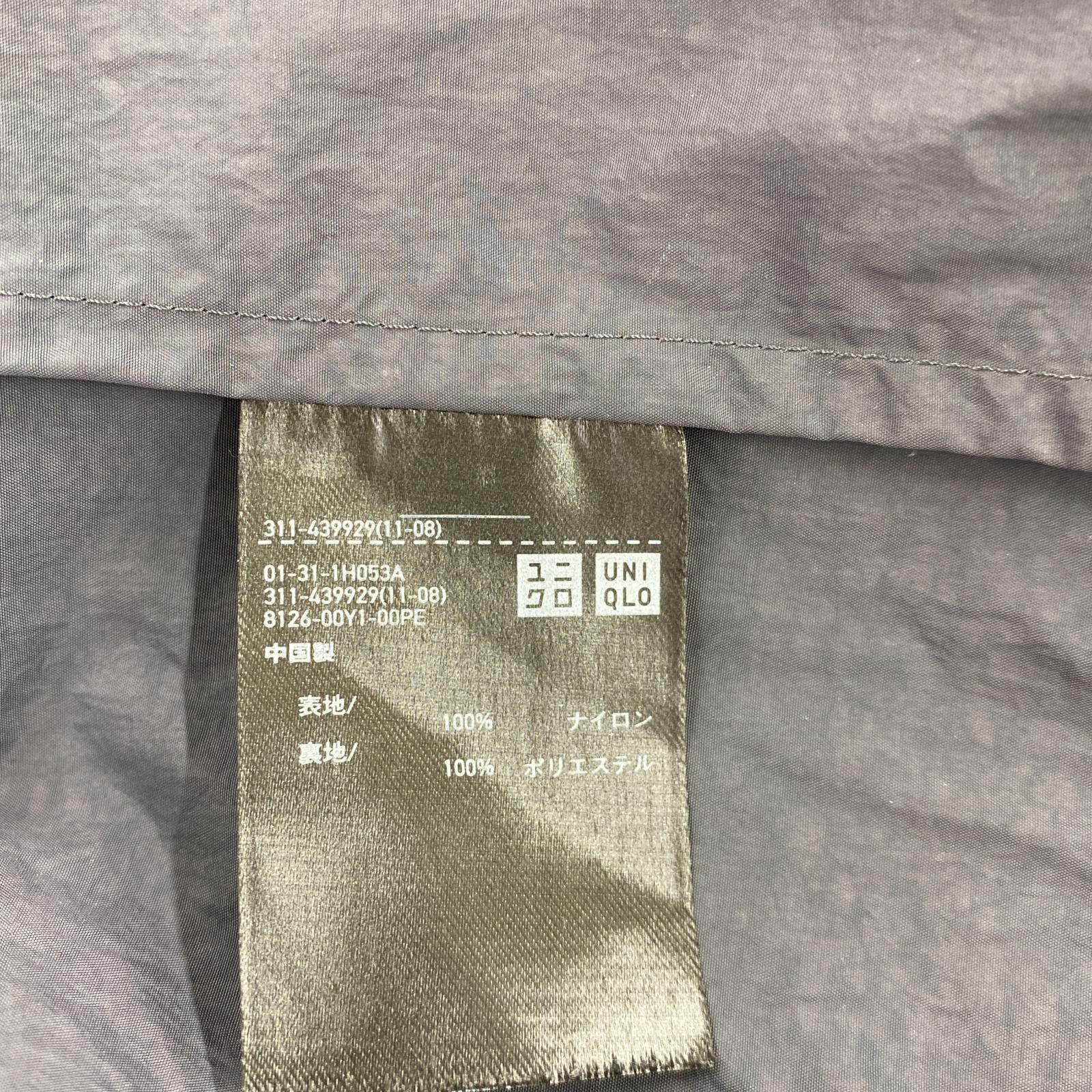 その他アウター UNIQLO +J ナイロン オーバーサイズステンカラーコート グレー (S) S グレー