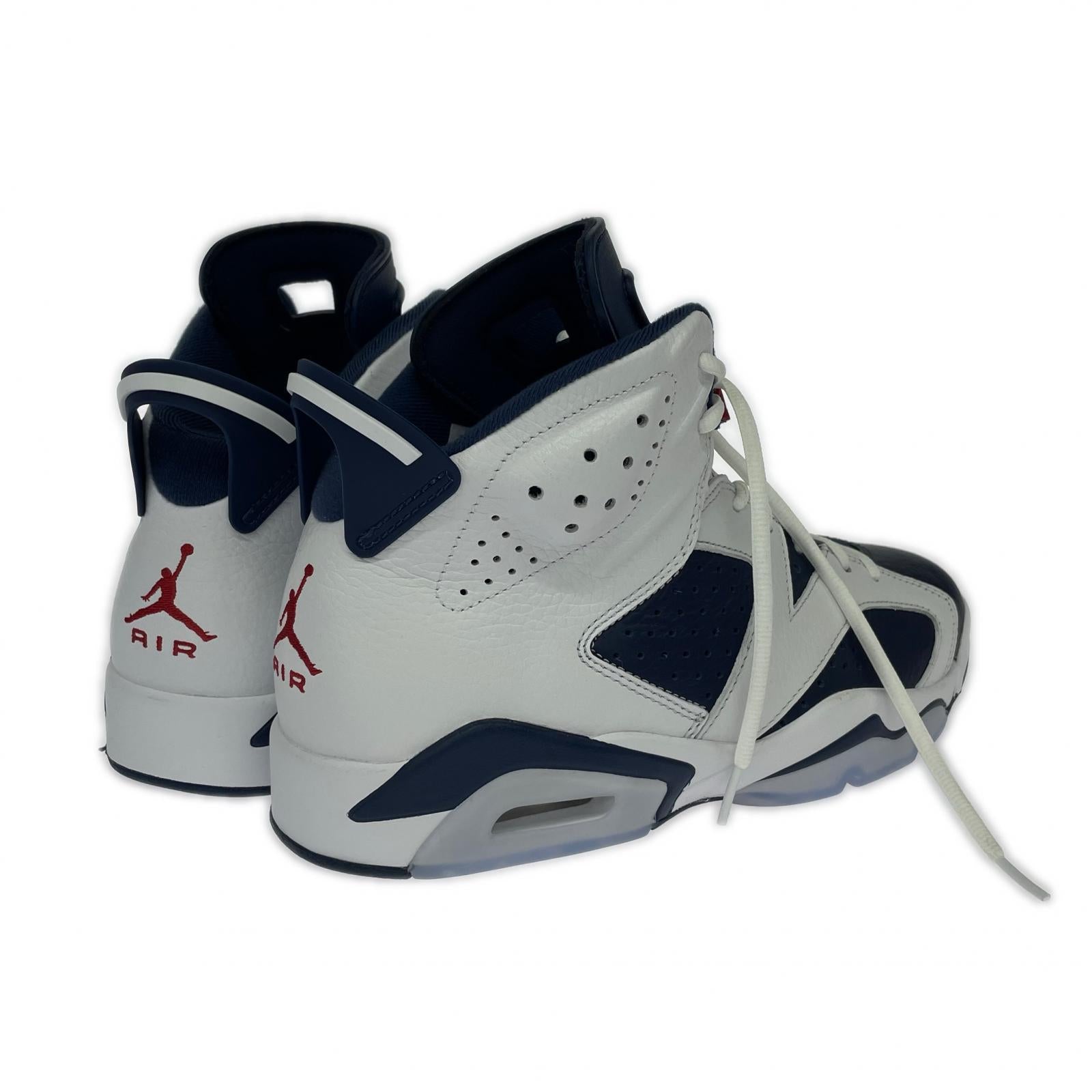 その他靴 NIKE Air Jordan 6 Retro (27cm)White and Midnight Navy 27cm (US9 UK8 1/2 EU44)