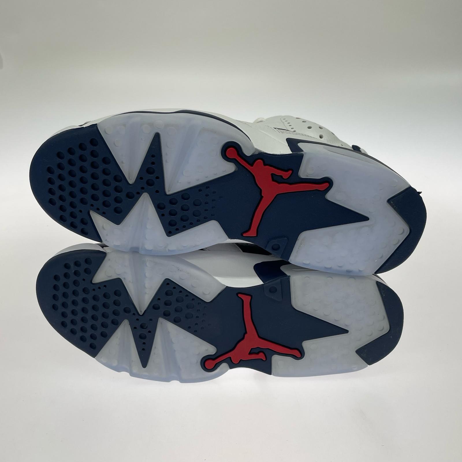 その他靴 NIKE Air Jordan 6 Retro (27cm)White and Midnight Navy 27cm (US9 UK8 1/2 EU44)