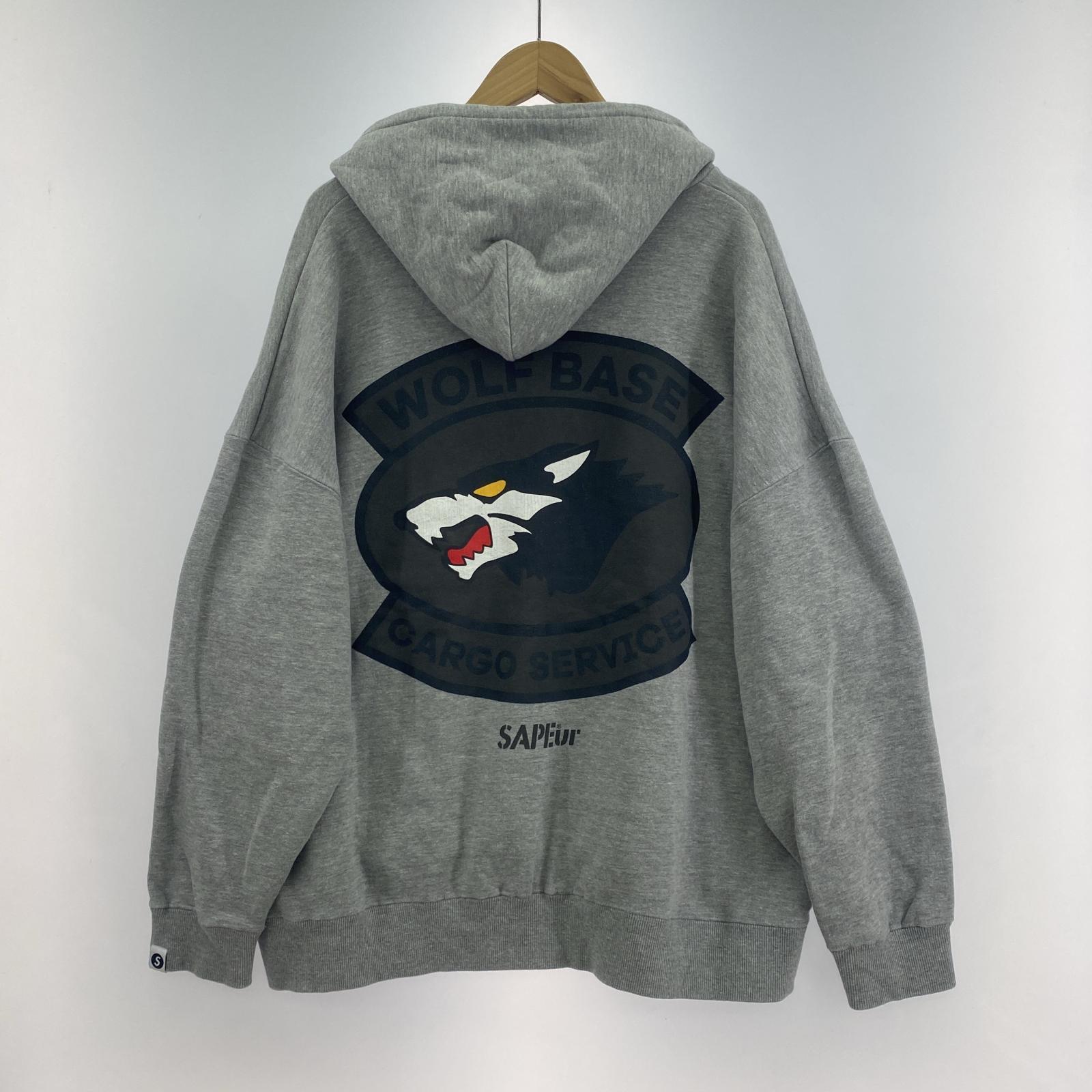 その他トップス SAPeur wolf base cargo HOODIE POパーカー (L) L