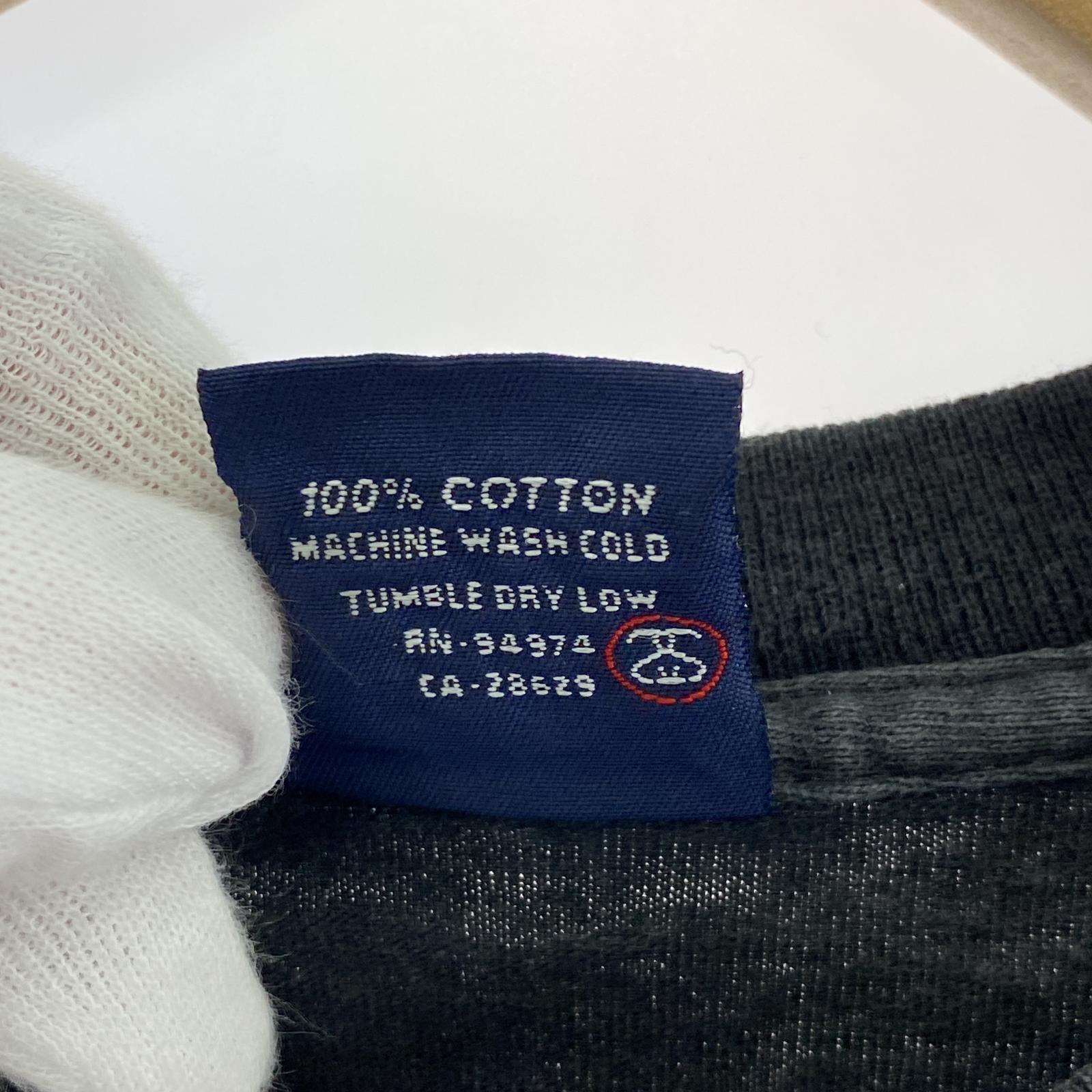 その他トップス STUSSY 90S ドラゴンアートプリント S/Sカ S ブラック