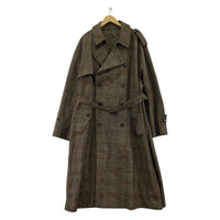 その他アウター stein 21AW OVERSIZED OVERLAPPED TRENCH COAT M ブラウン