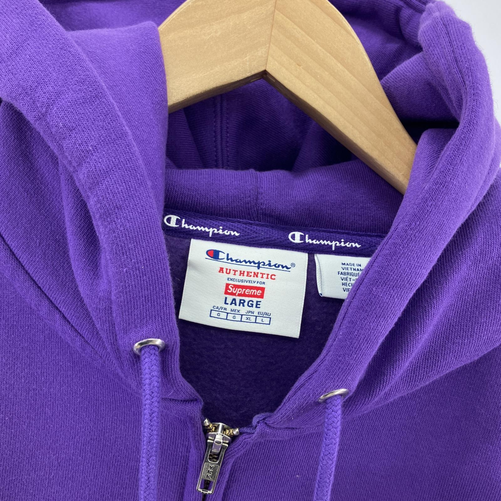 その他トップス Supreme 24SS Champion Zip Up H L パープル