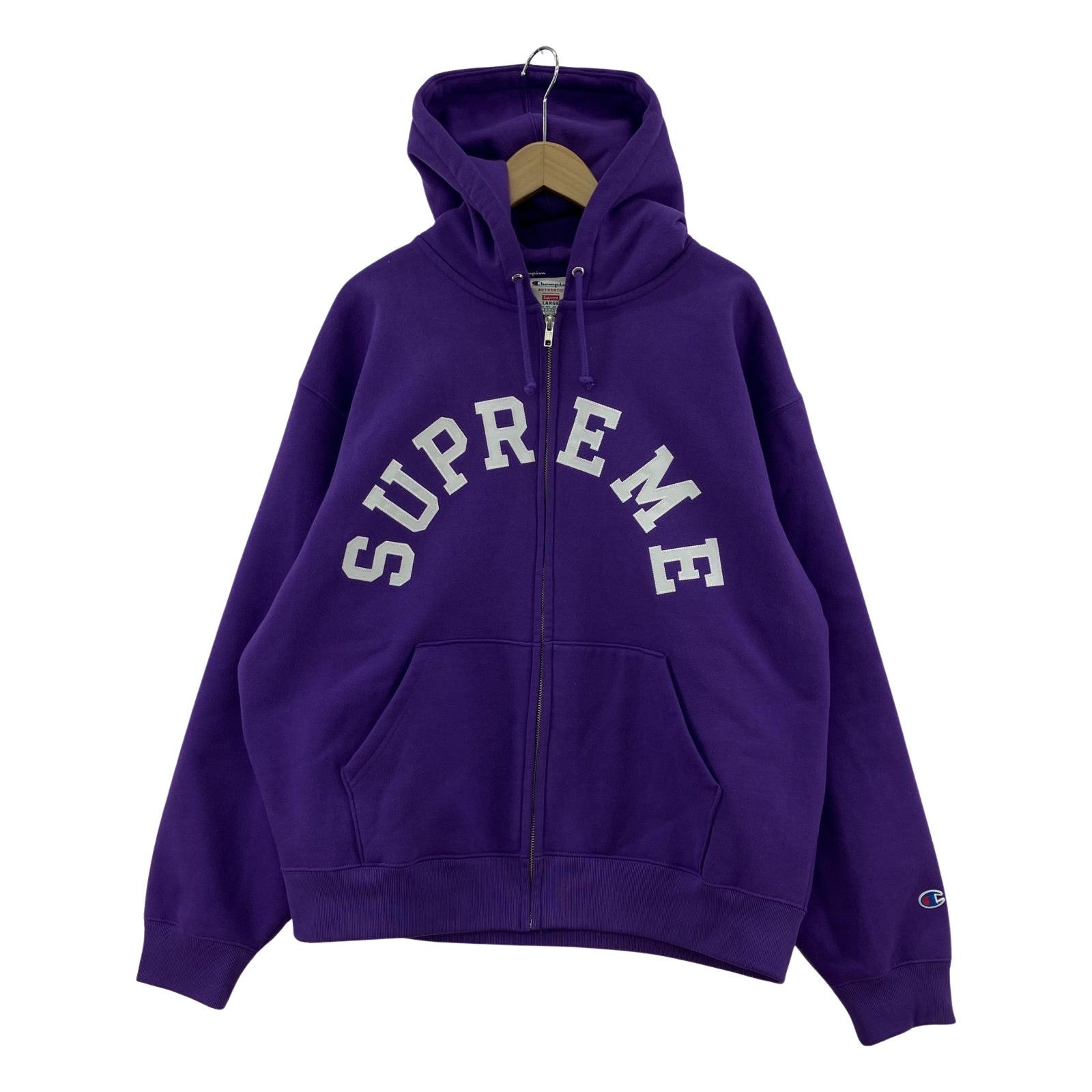 その他トップス Supreme 24SS Champion Zip Up H L パープル