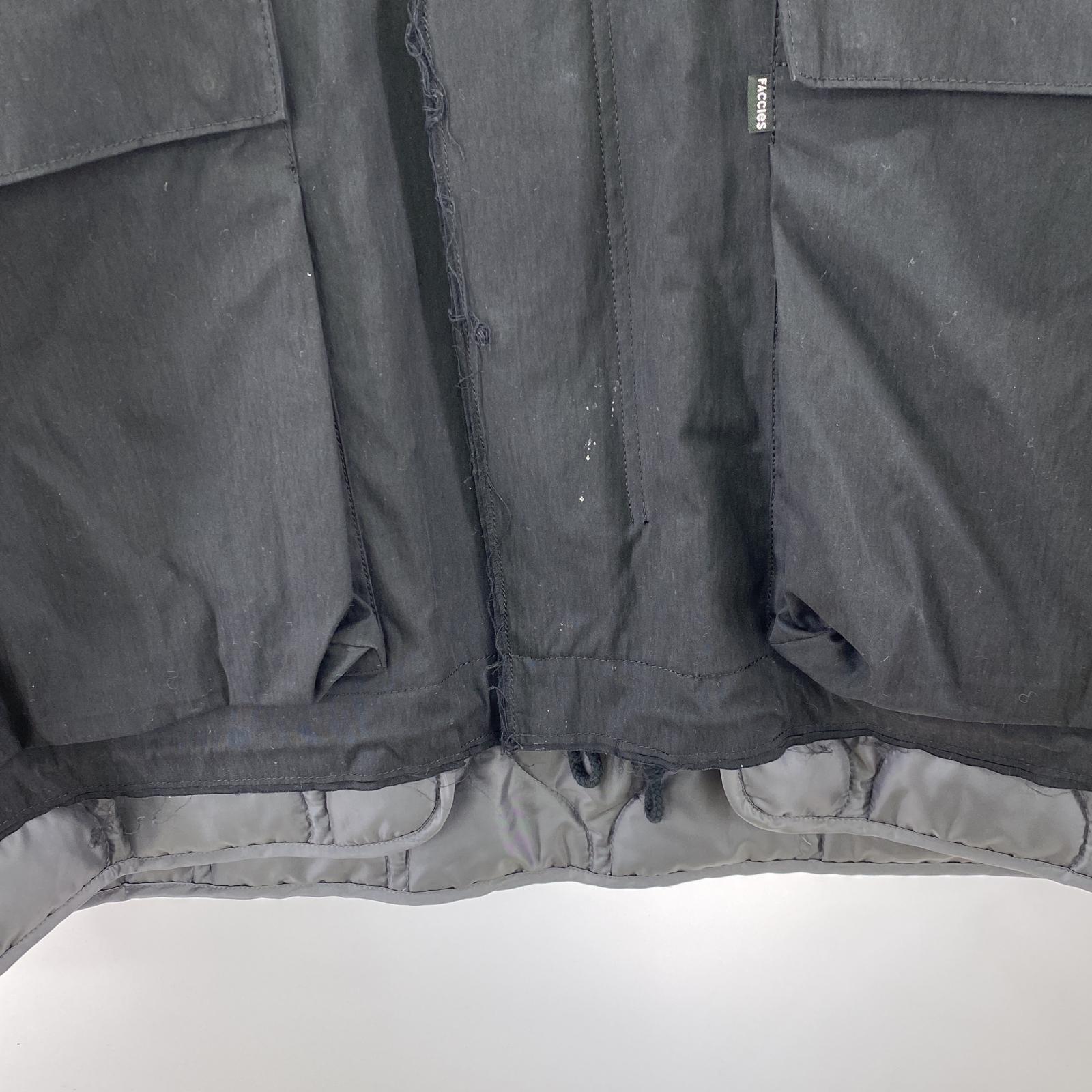 ブルゾン FACCIES EX.M-65 BLOUSON F23W03013 黒 (F) フリー ブラック