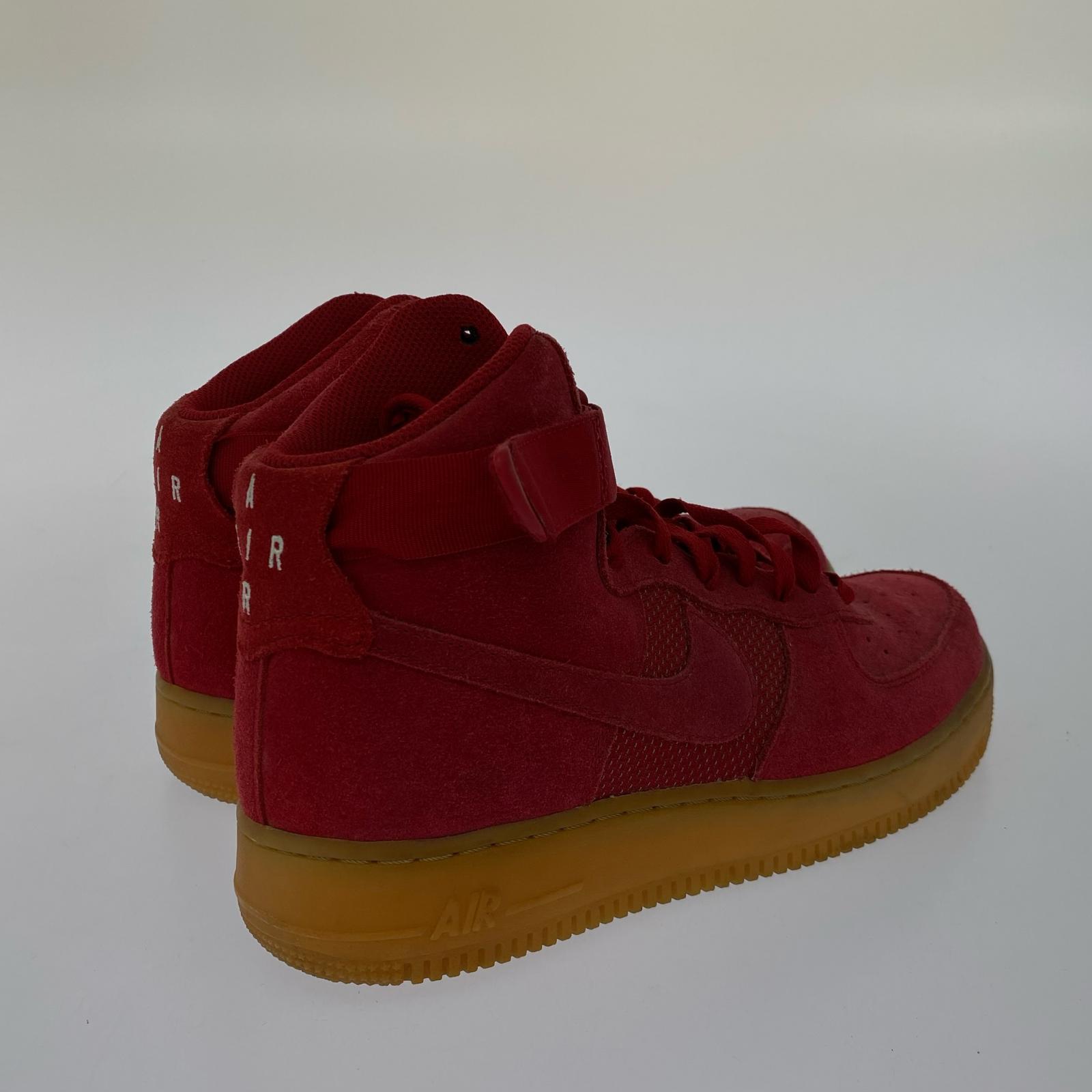 スニーカー NIKE AIR FORCE 1 '07 LV8 RED 27cm (US9 UK8 1/2 EU44) レッド