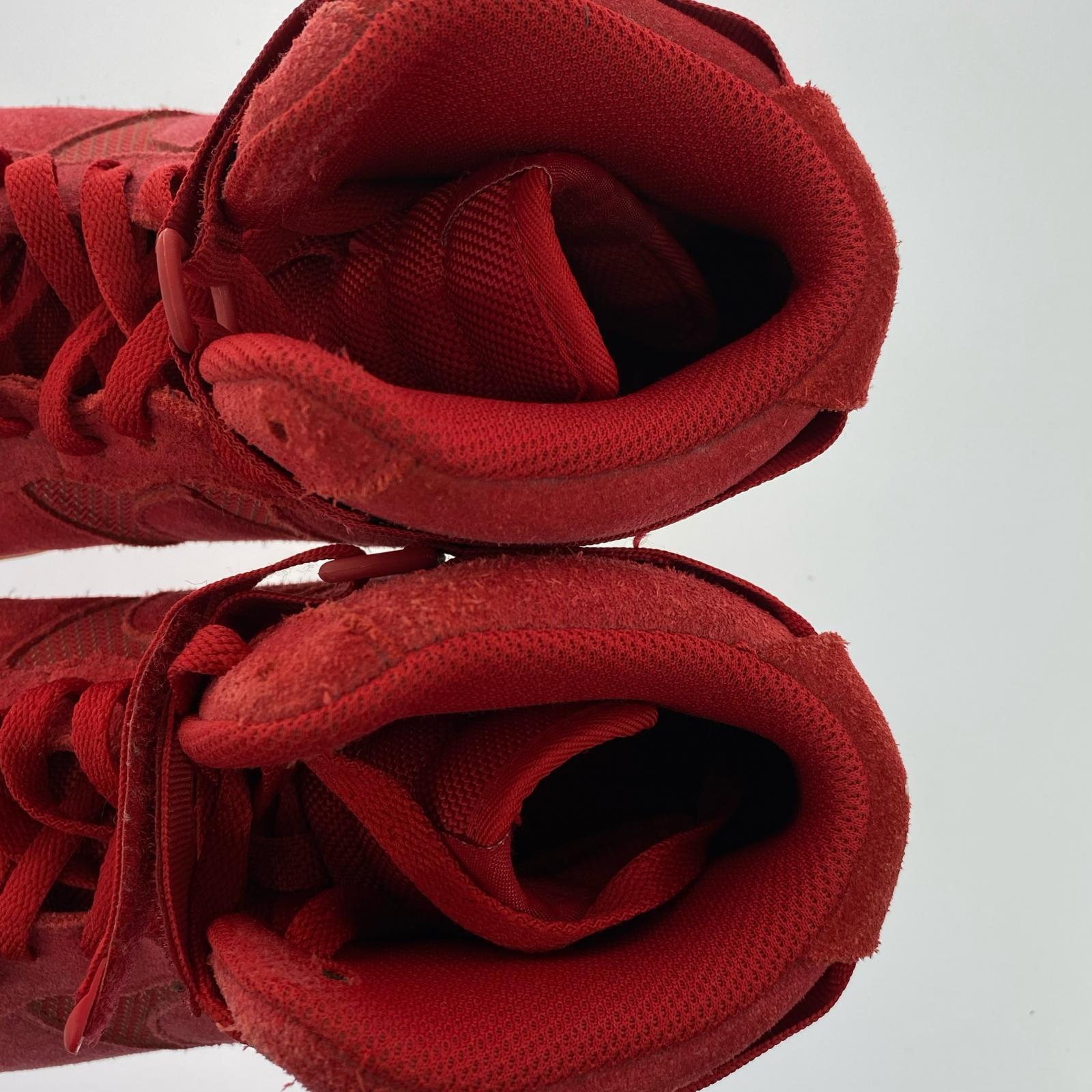スニーカー NIKE AIR FORCE 1 '07 LV8 RED 27cm (US9 UK8 1/2 EU44) レッド