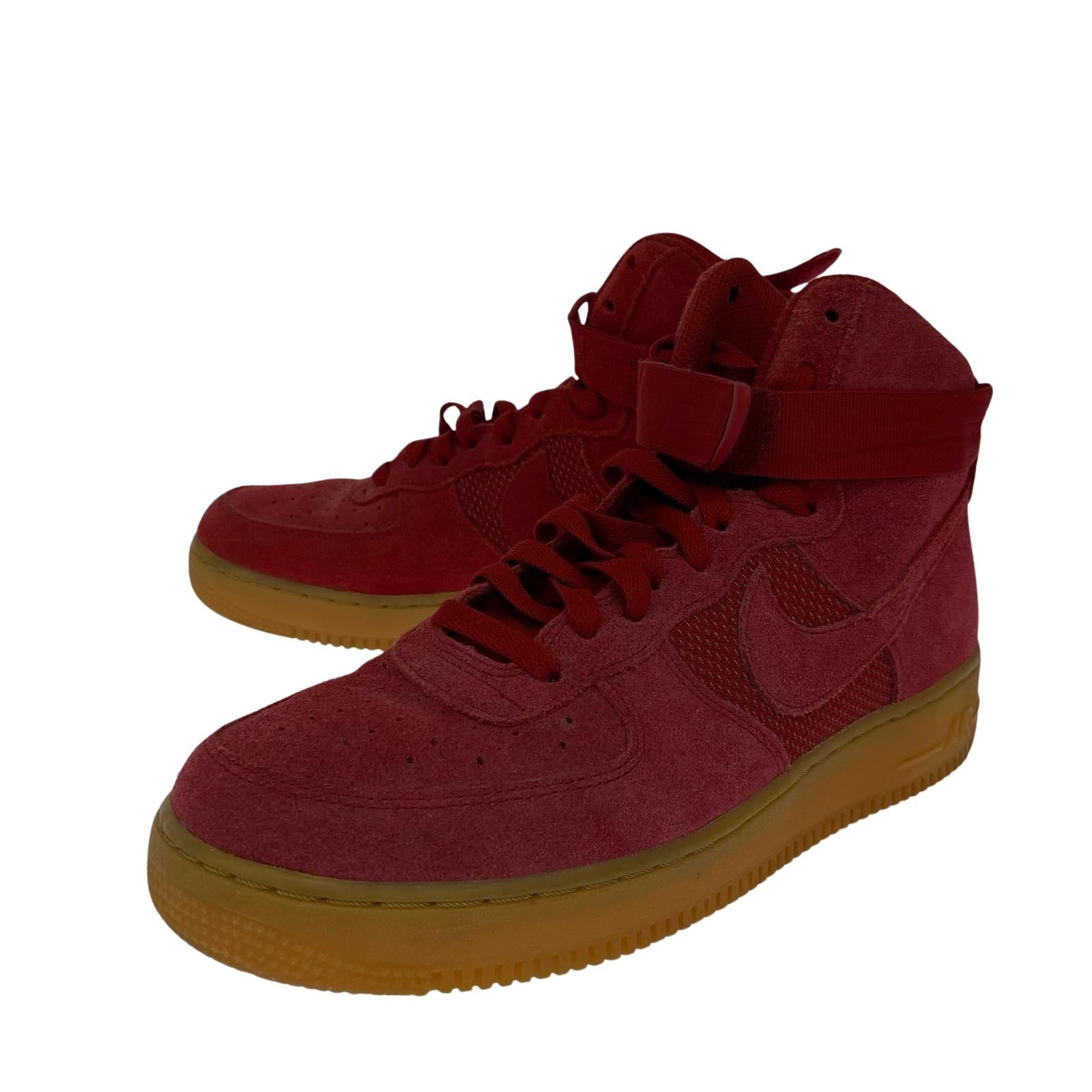スニーカー NIKE AIR FORCE 1 '07 LV8 RED 27cm (US9 UK8 1/2 EU44) レッド