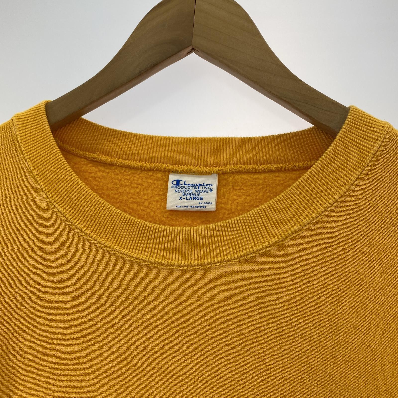 その他トップス Champion REVERSE WEAVE (XL) イエロー イエロー