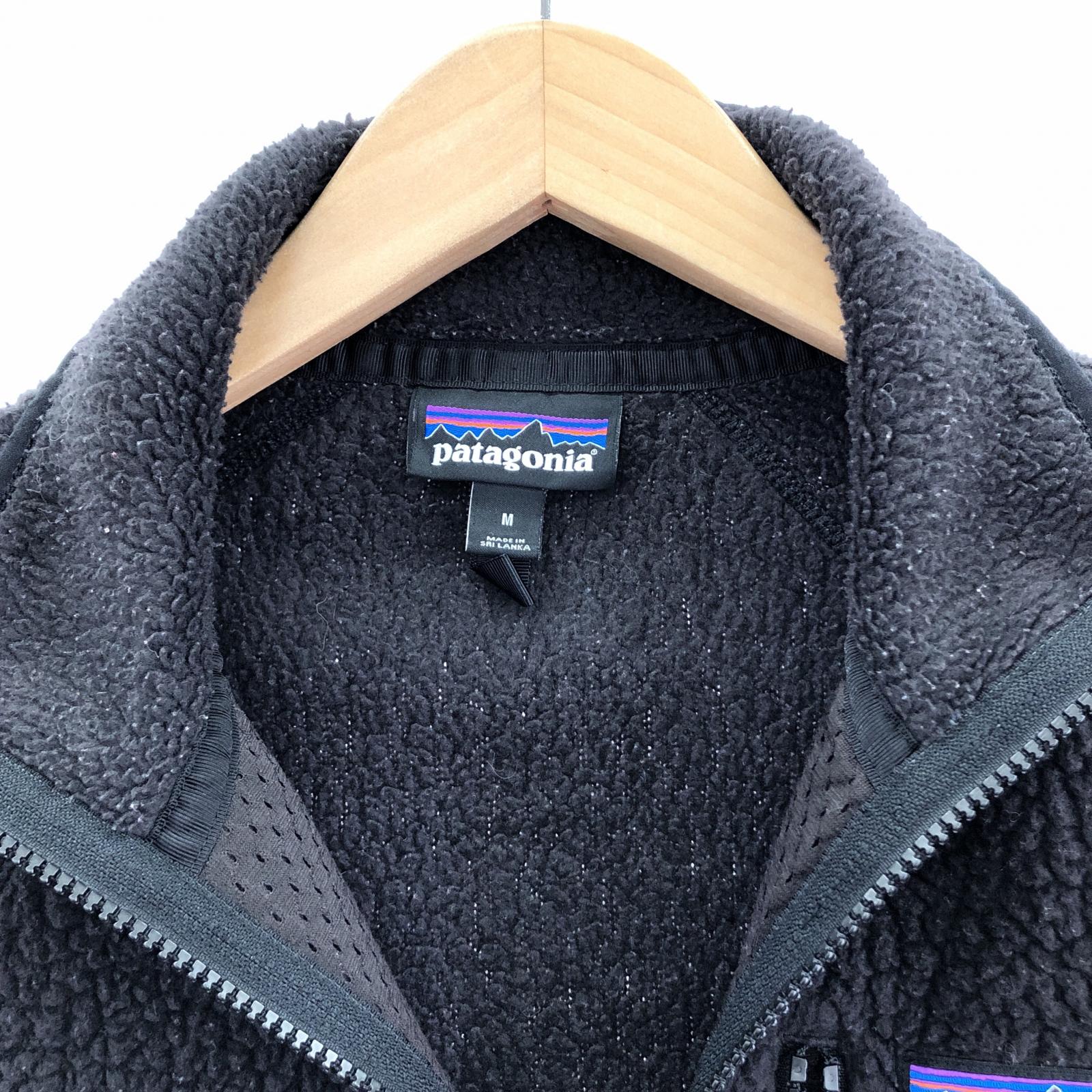 その他アウター patagonia fleece jacket zipper 黒 M M ブラック