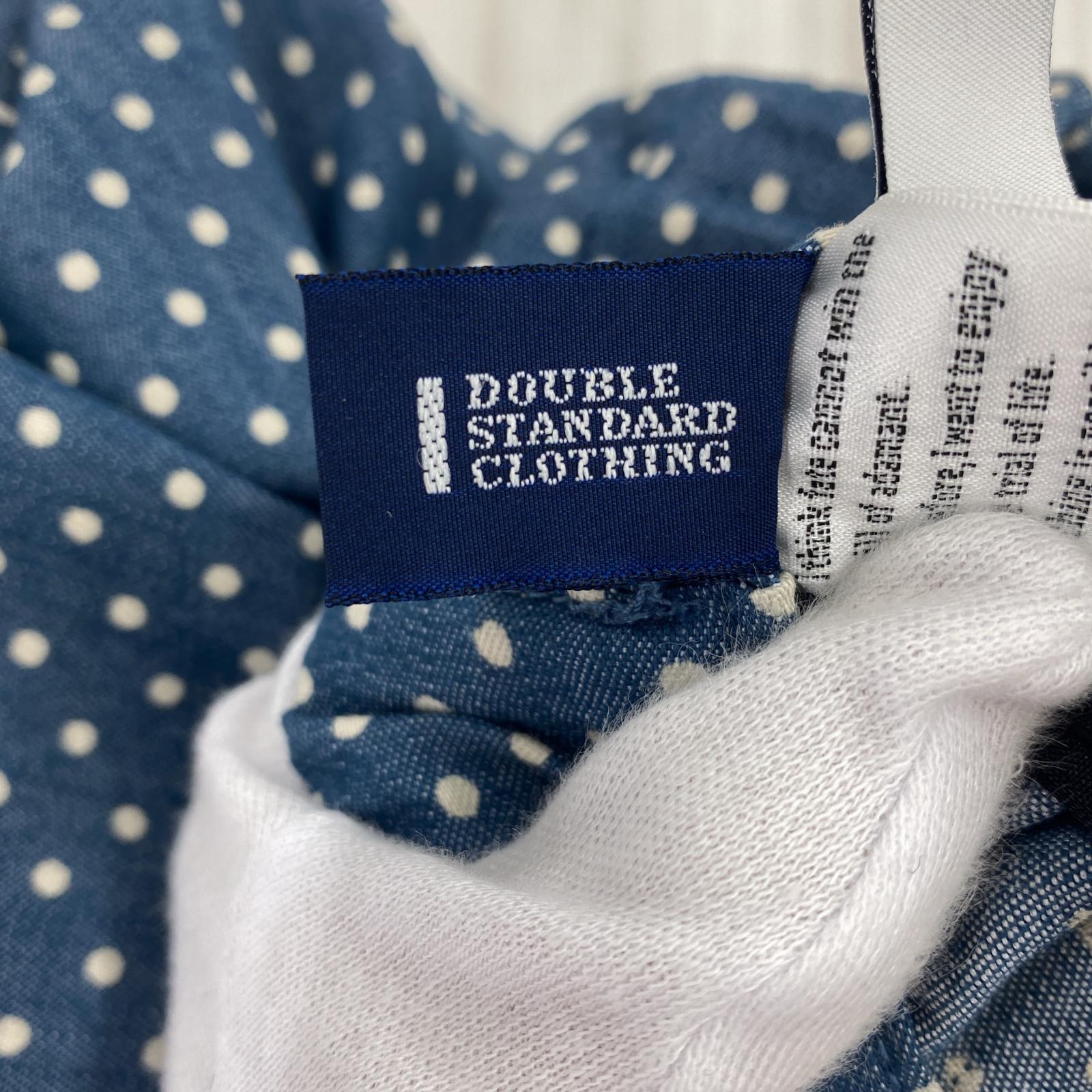 スカート DOUBLE STANDARD CLOTHING/ドットフレアスカート/36/BLU 36