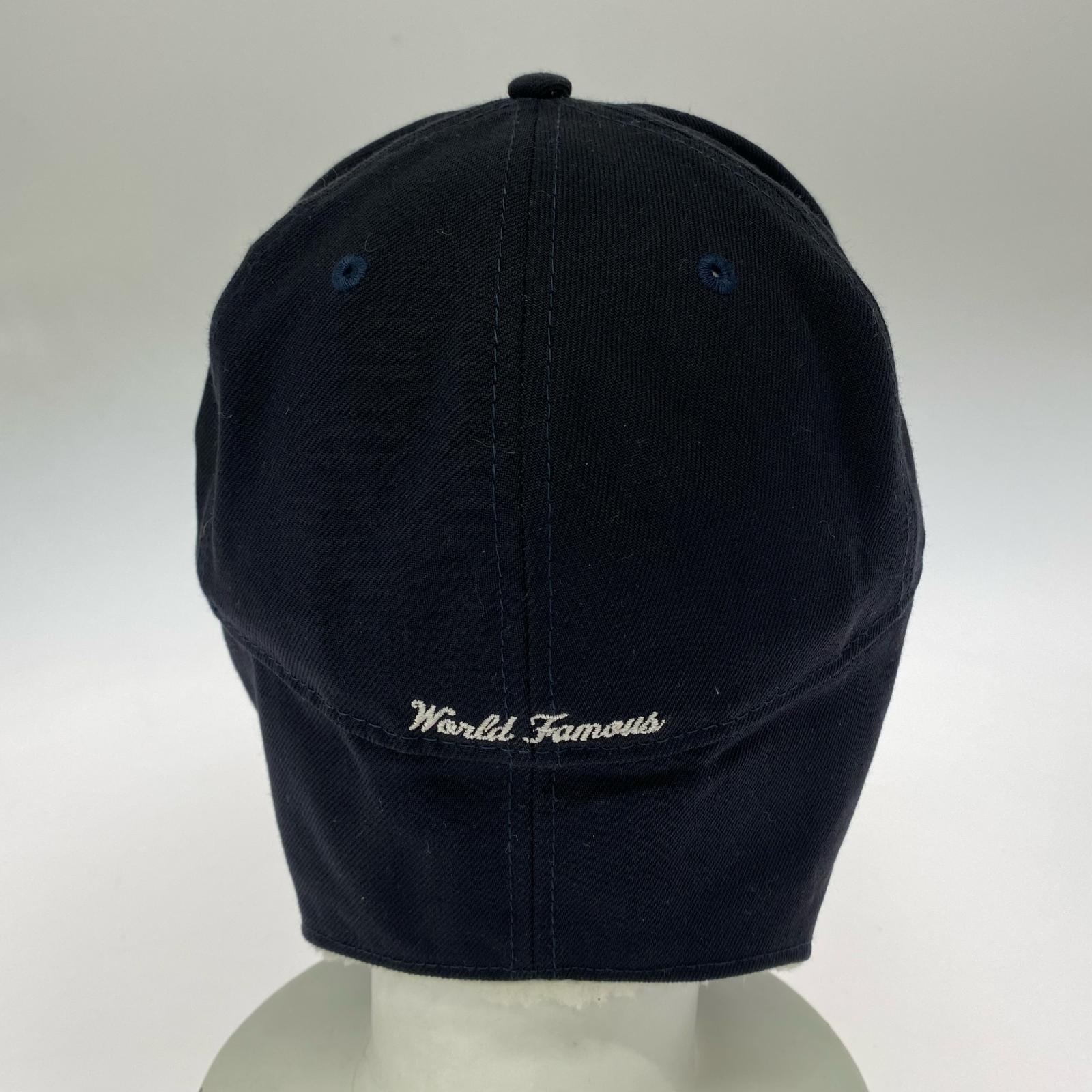 キャップ Earflap Box Logo Cap 紺
