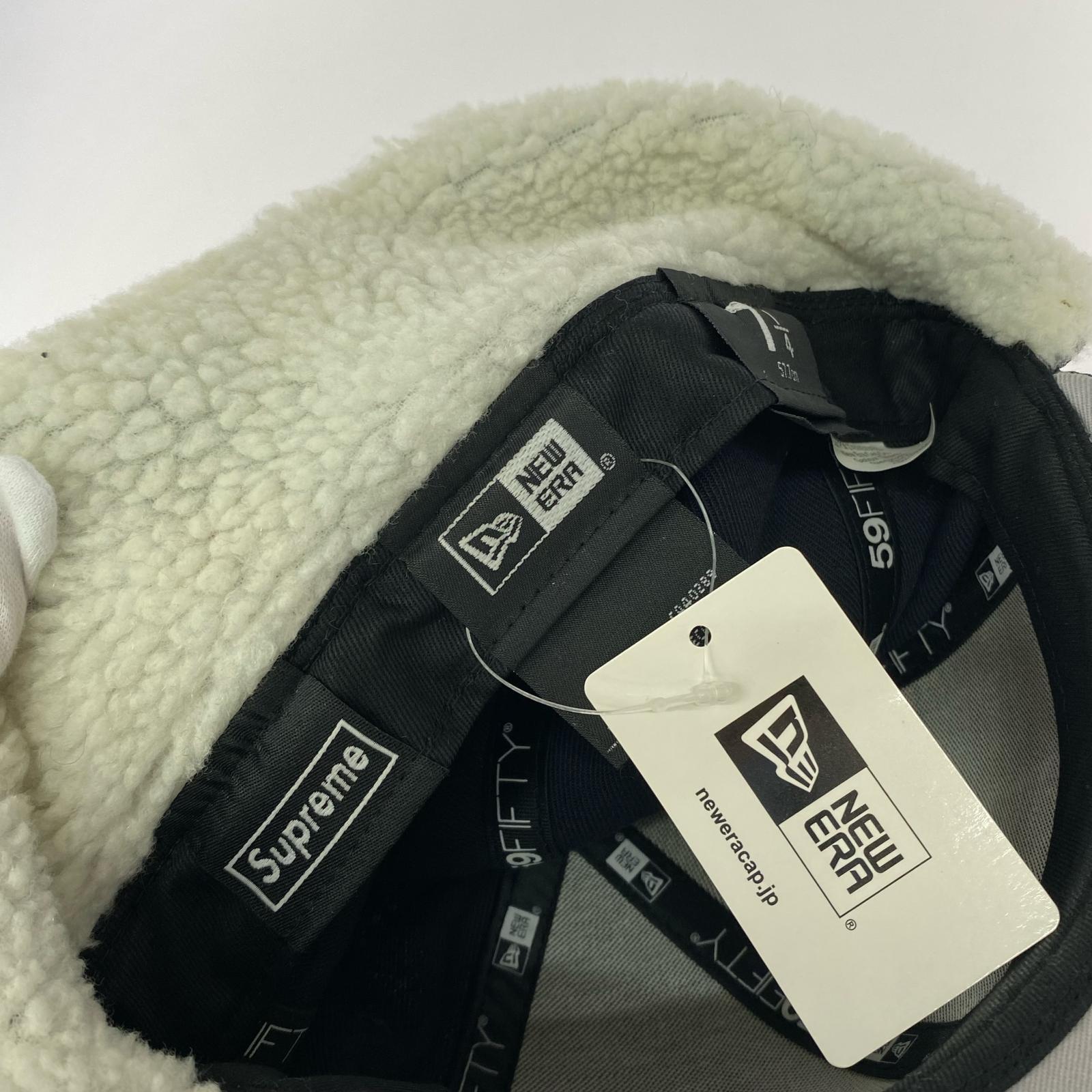 キャップ Earflap Box Logo Cap 紺