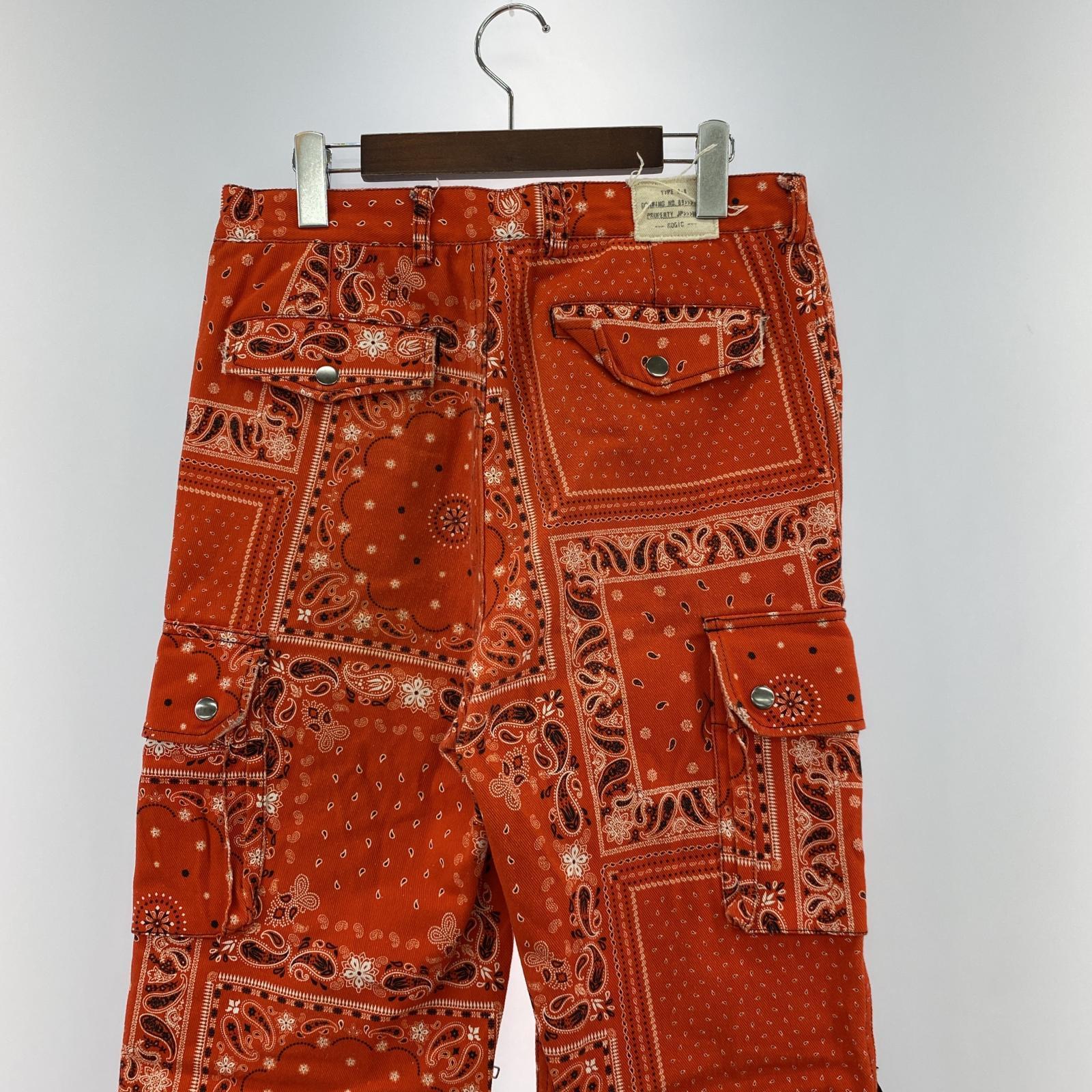 その他ボトムス ROGIC/TYPE A-8 PAISLY BONTAGE PANTS/S/ORN S