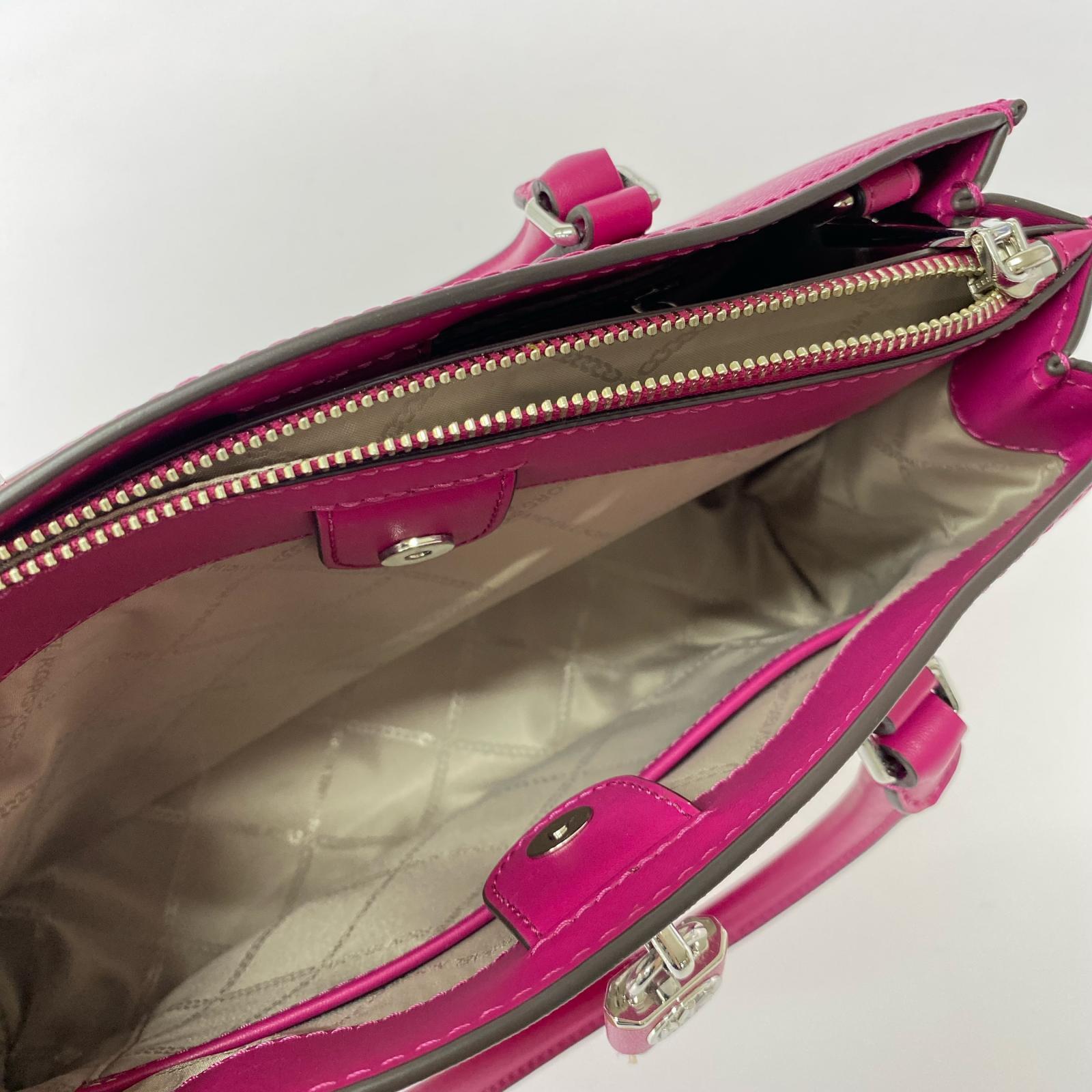 ハンドバッグ MICHAEL KORS サッチェルミディアム バッグ ピンク