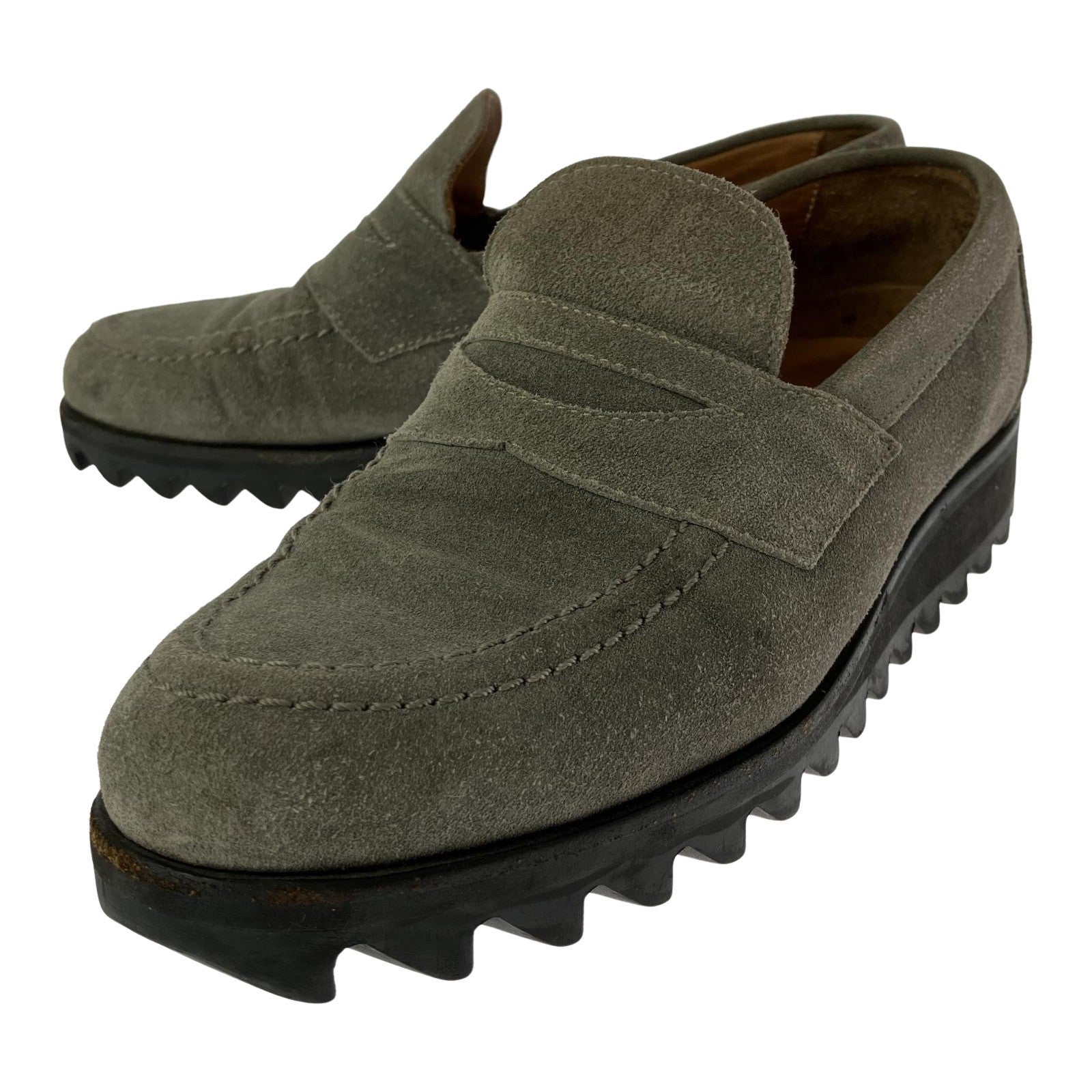 スニーカー COOTIE Raza Loafer ビブラムソール スエードローファーグレー グレー