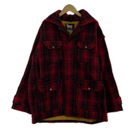 その他アウター 50s woolrich wool mackinaw 赤 4