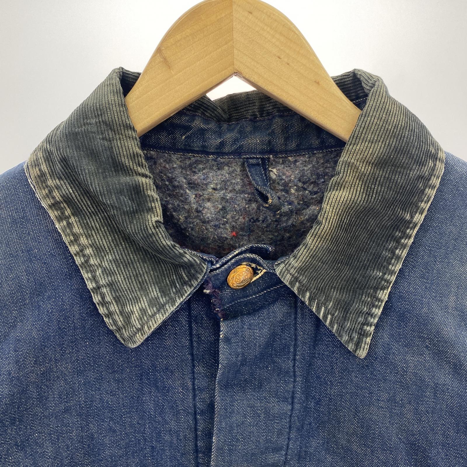 その他アウター STORE BRAND 70s~ デニムカバーオール ブランケットライナー ブルー