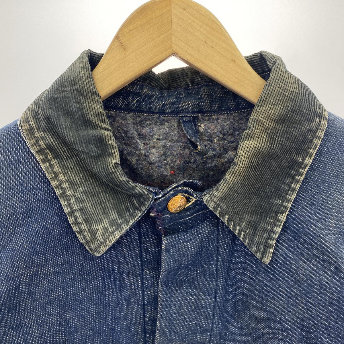 その他アウター STORE BRAND 70s~ デニムカバーオール ブランケットライナー ブルー