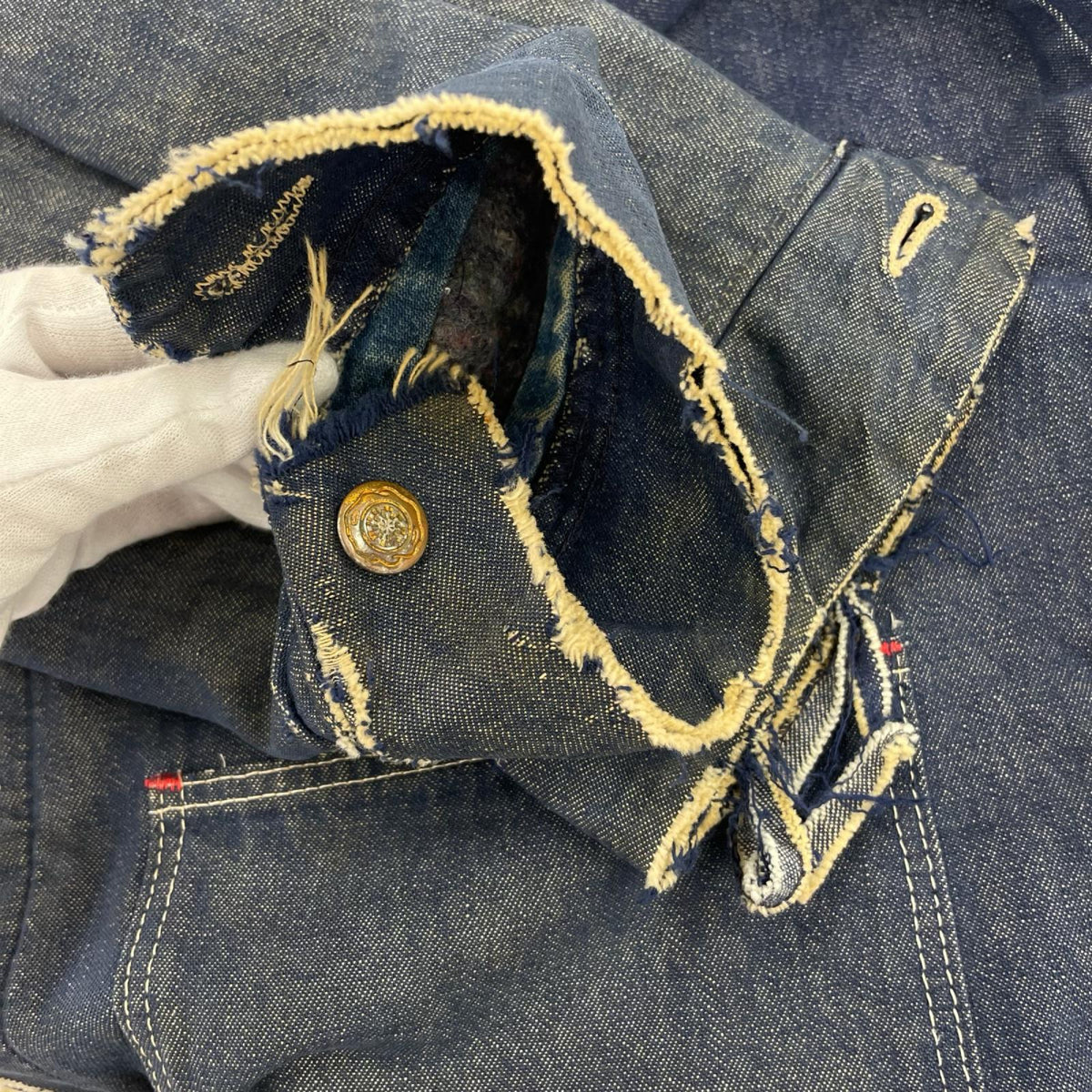 その他アウター STORE BRAND 70s~ デニムカバーオール ブランケットライナー ブルー