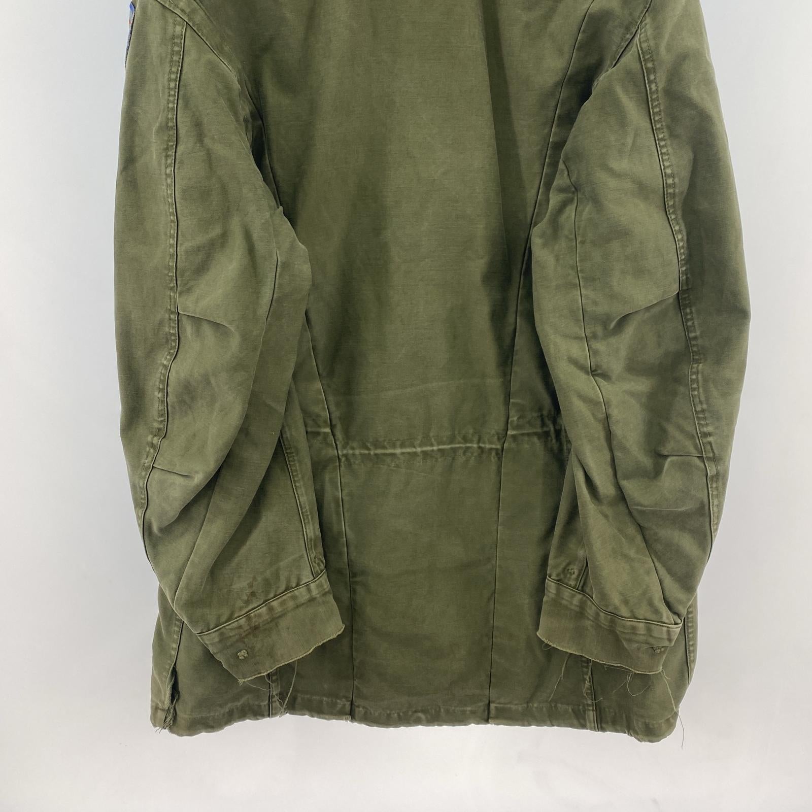 ジャケット U.S.ARMY 70s M-65 フィールドジャケット アルミジップ R-S S グリーン