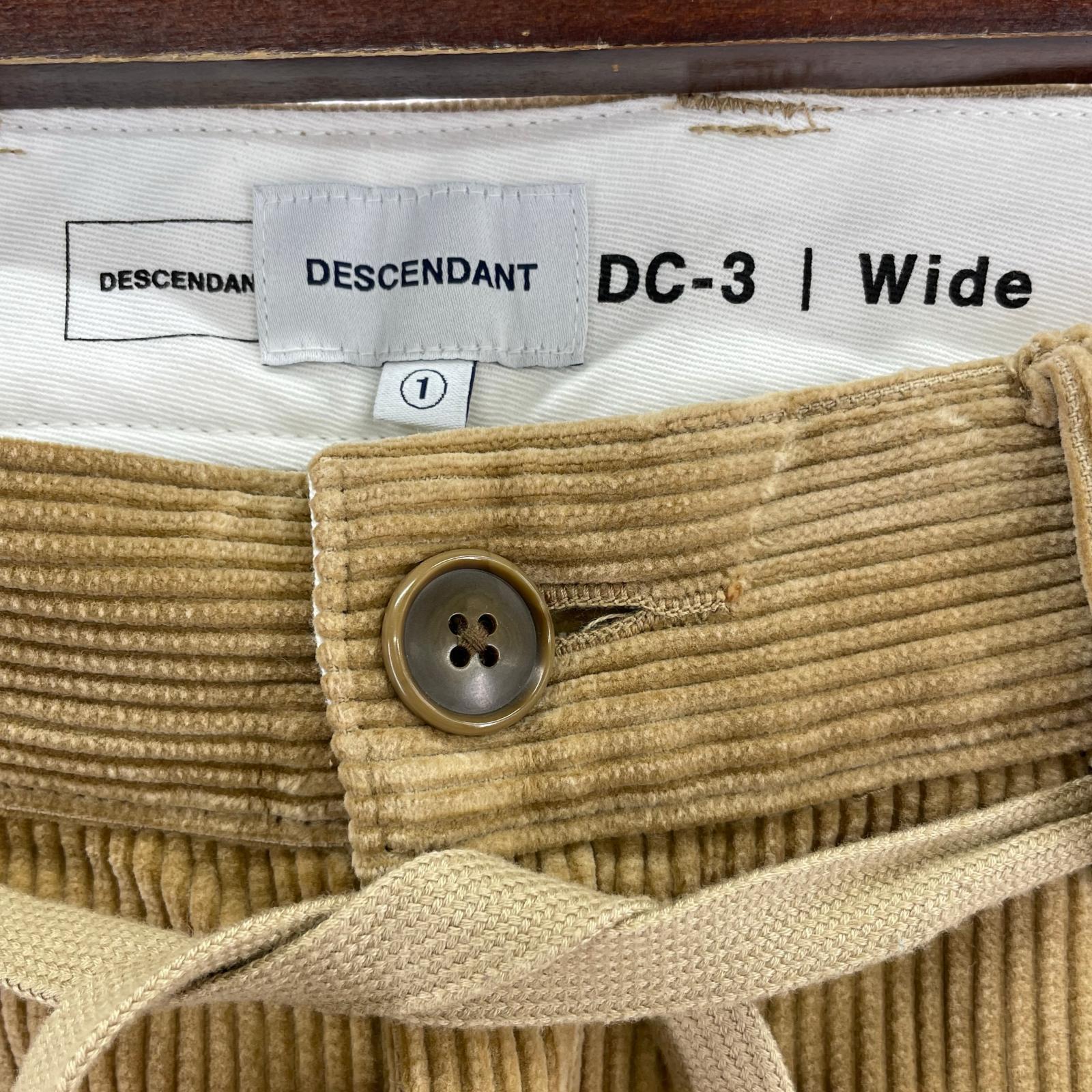 その他ボトムス DESCENDANT DC-3 コーデュロイトラウザーズ BEG (31) 1 ベージュ