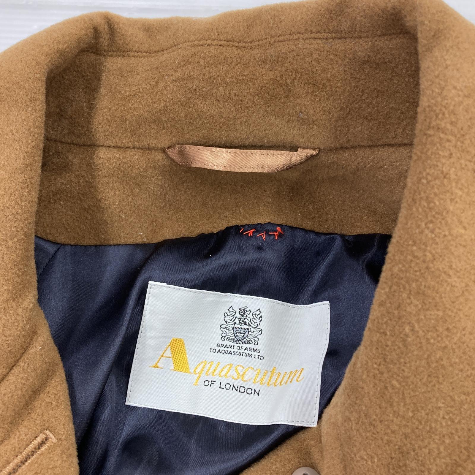 その他アウター Aquascutum ウールコート ブラウン