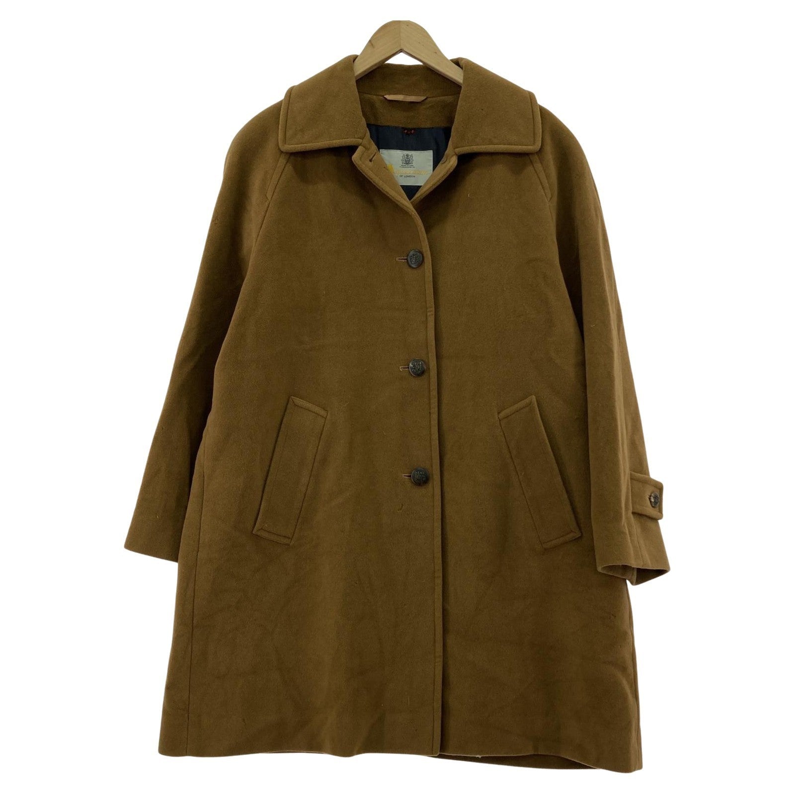 その他アウター Aquascutum ウールコート ブラウン