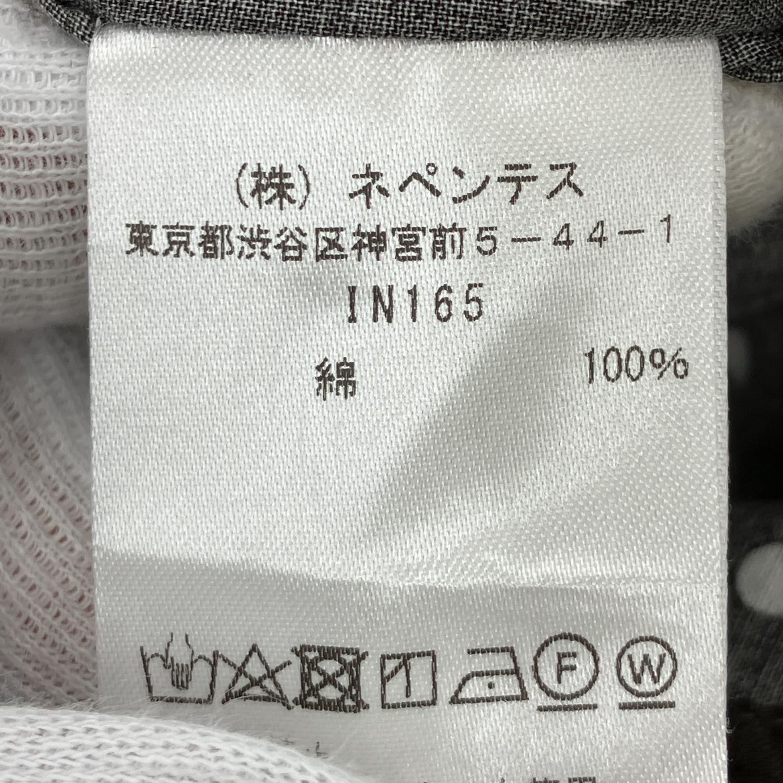 長袖シャツ Needles L/S 水玉 シャツ S 1 ブラウン