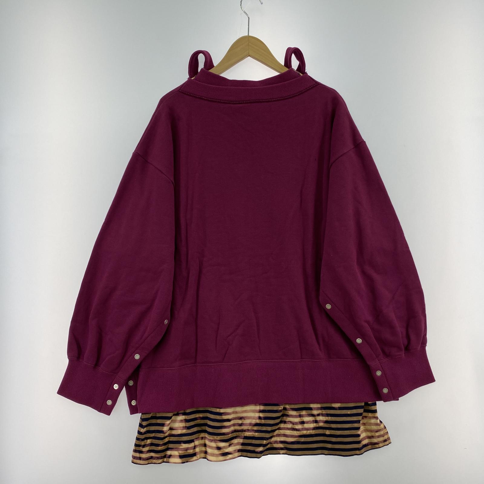 その他トップス BASEMARK 22AW Joined Sweat x T M ワインレッド