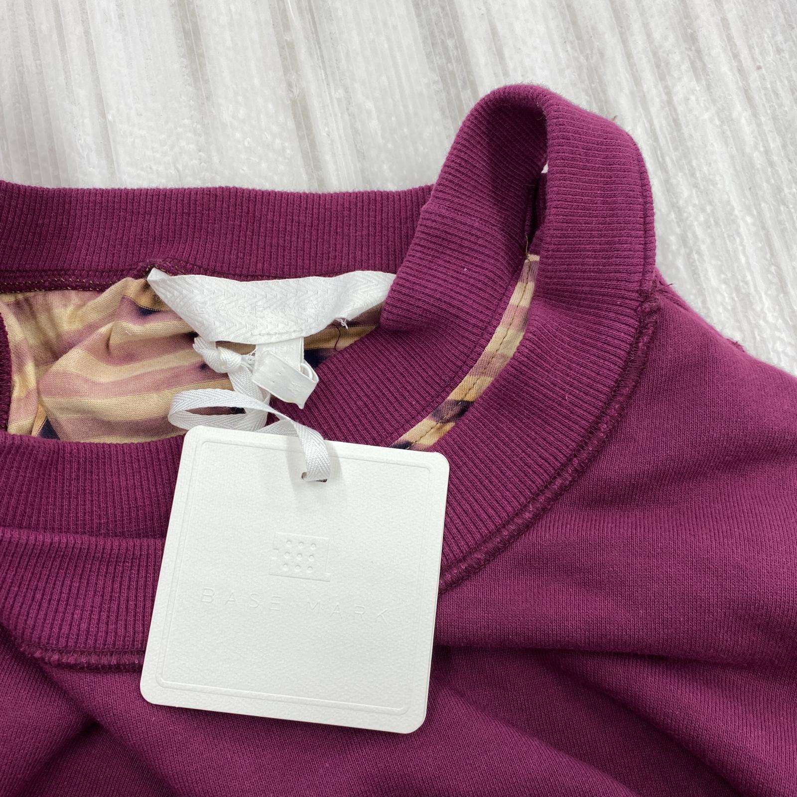 その他トップス BASEMARK 22AW Joined Sweat x T M ワインレッド