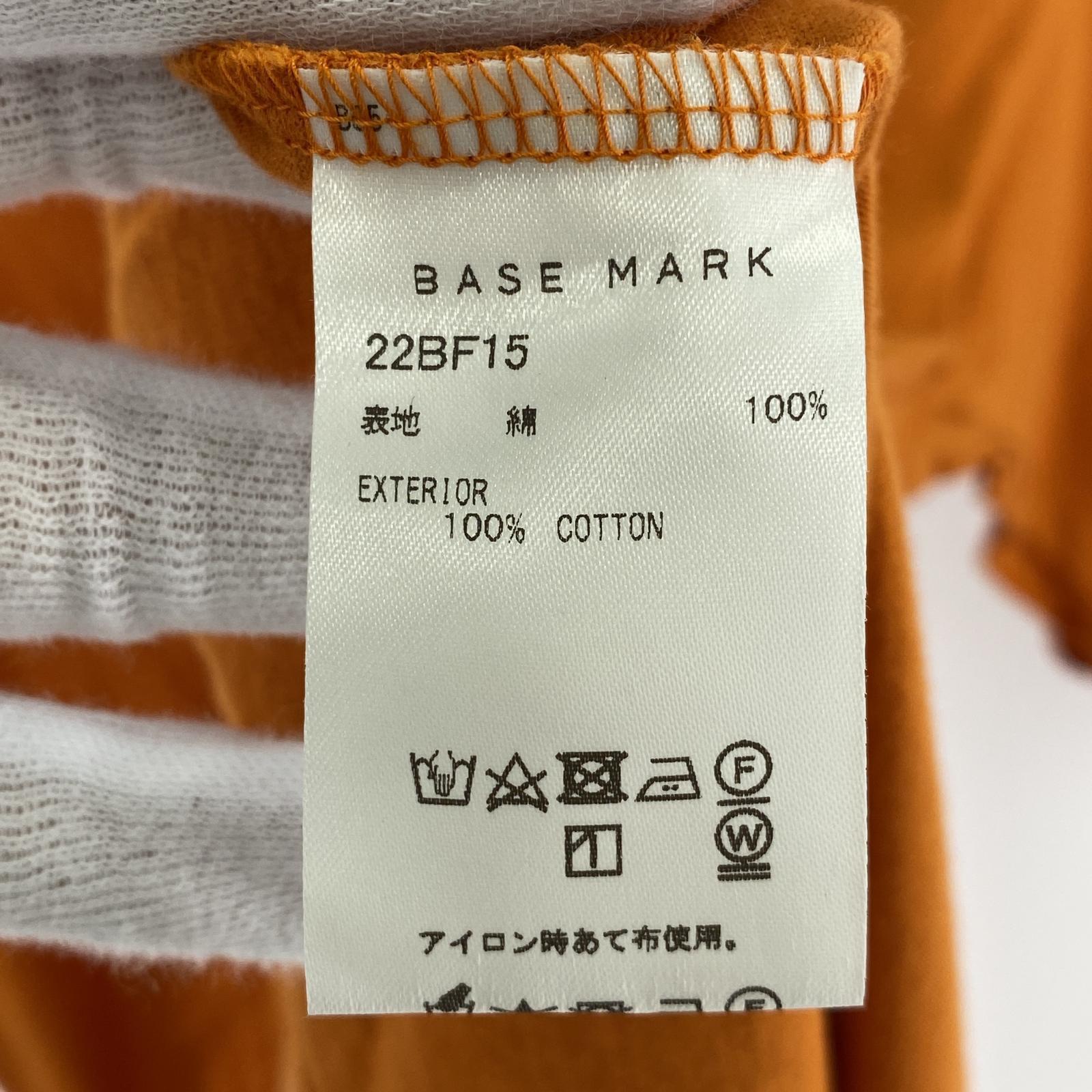 その他トップス BASEMARK×Simeon Farrar アシンメトリービッグTee M オレンジ 22BF15 M ブラウン