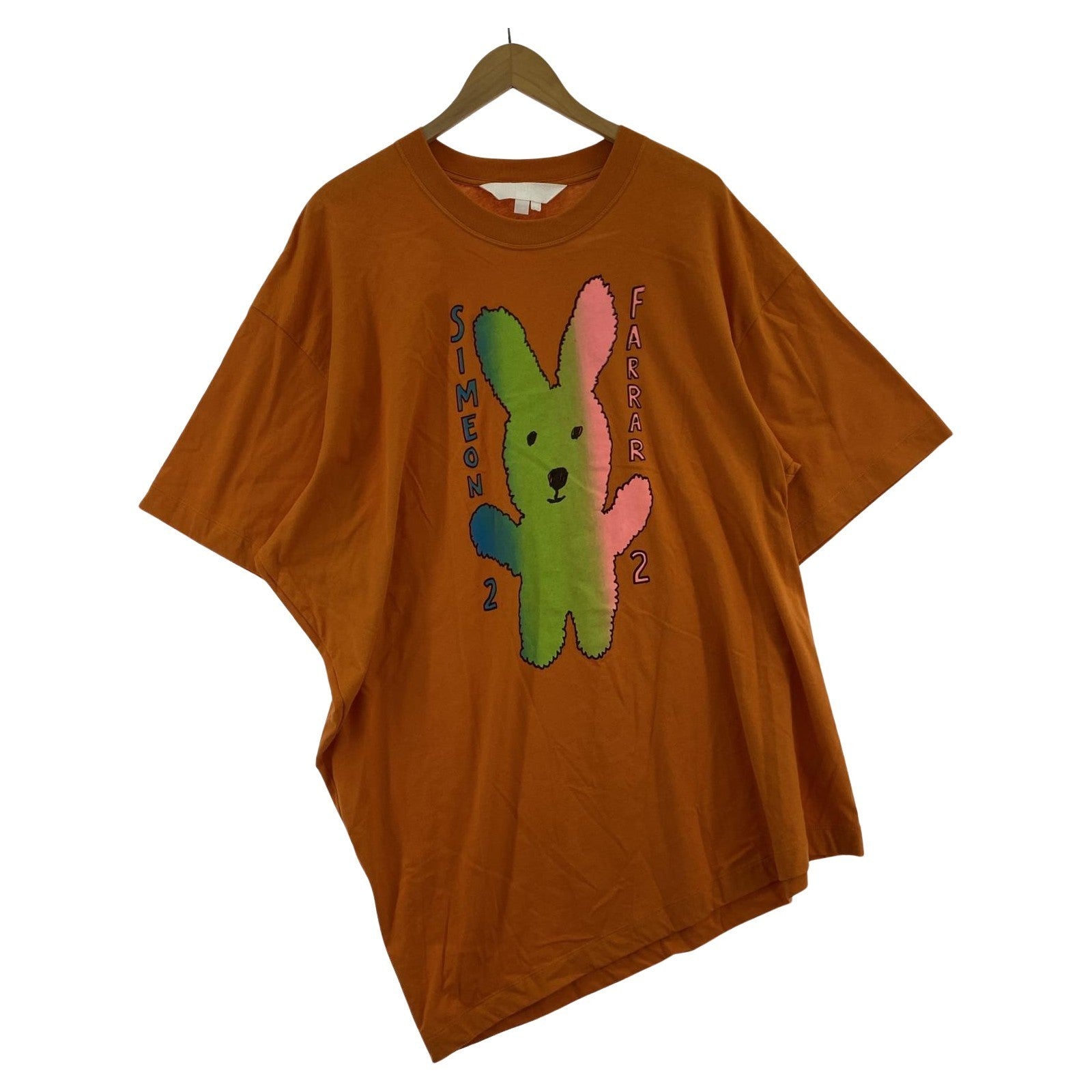 その他トップス BASEMARK×Simeon Farrar アシンメトリービッグTee M オレンジ 22BF15 M ブラウン