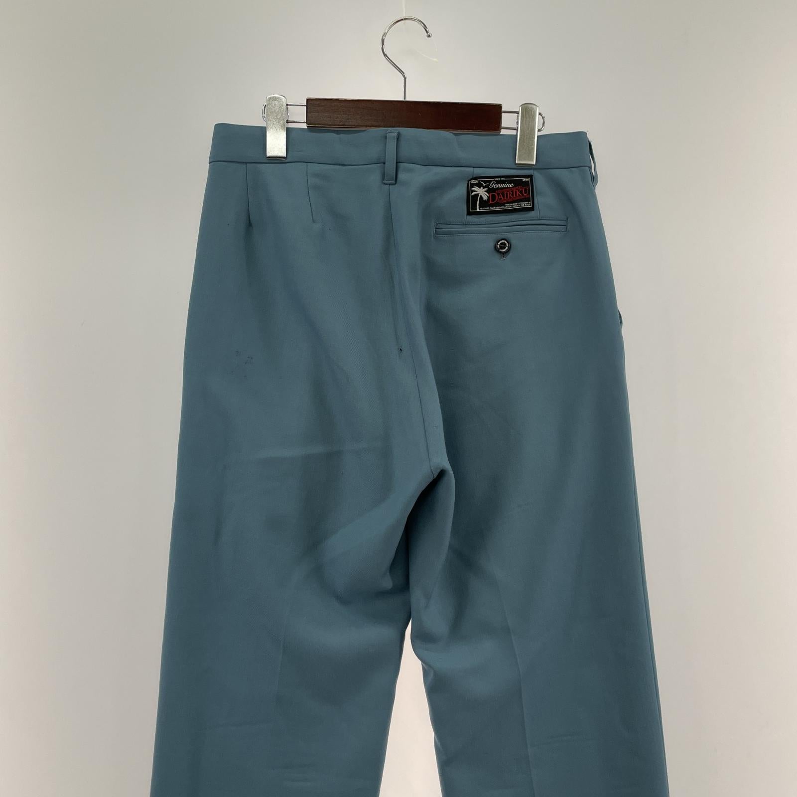 その他ボトムス DAIRIKU 20AW Deck Detail wool slacks (L) L ブルー