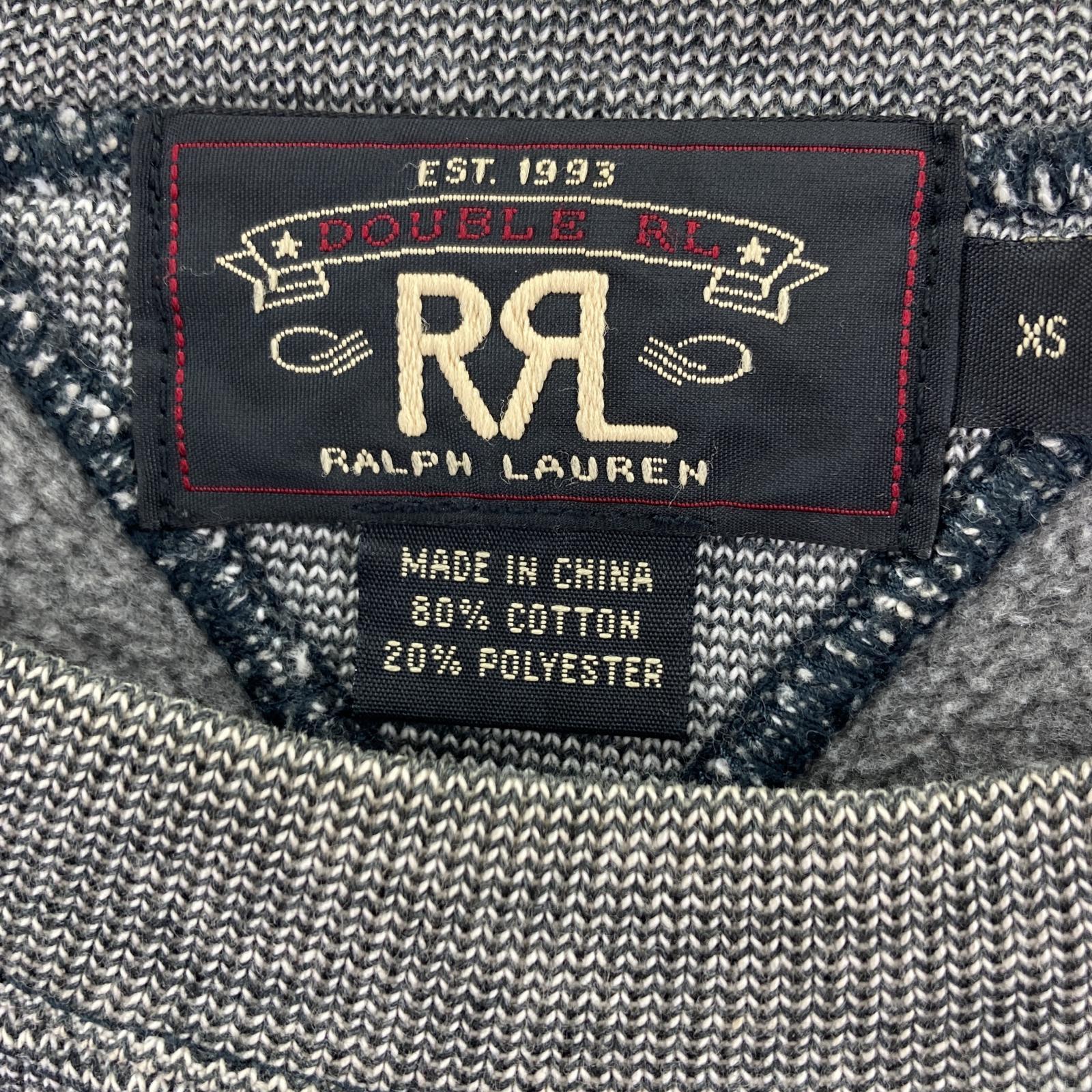 その他トップス RRL 両V ノルディック柄 S グレー グレー