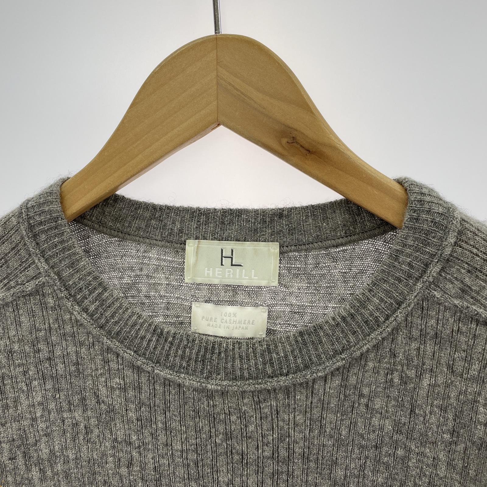 その他トップス HERILL カシミヤニット 2 グレー グレー