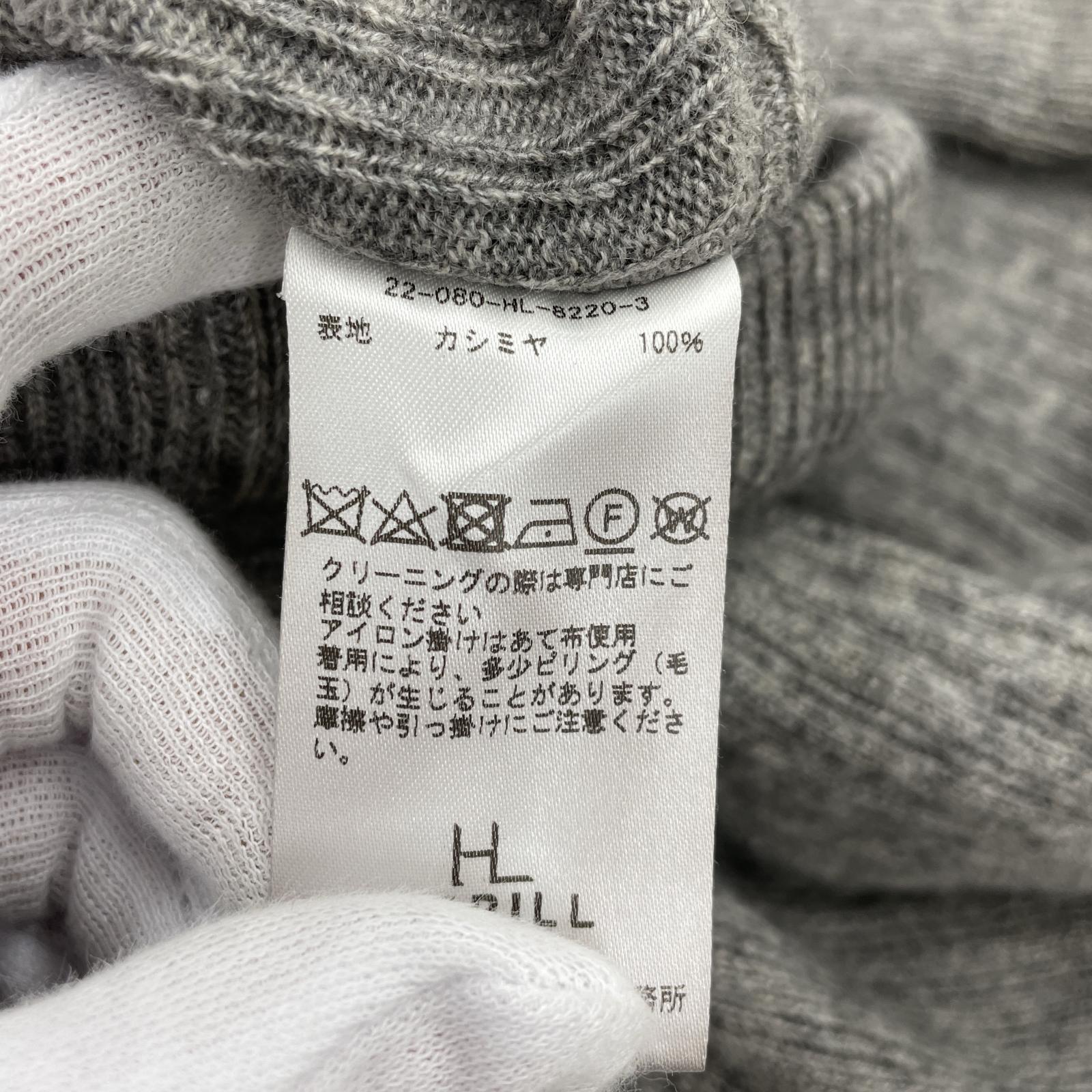 その他トップス HERILL カシミヤニット 2 グレー グレー