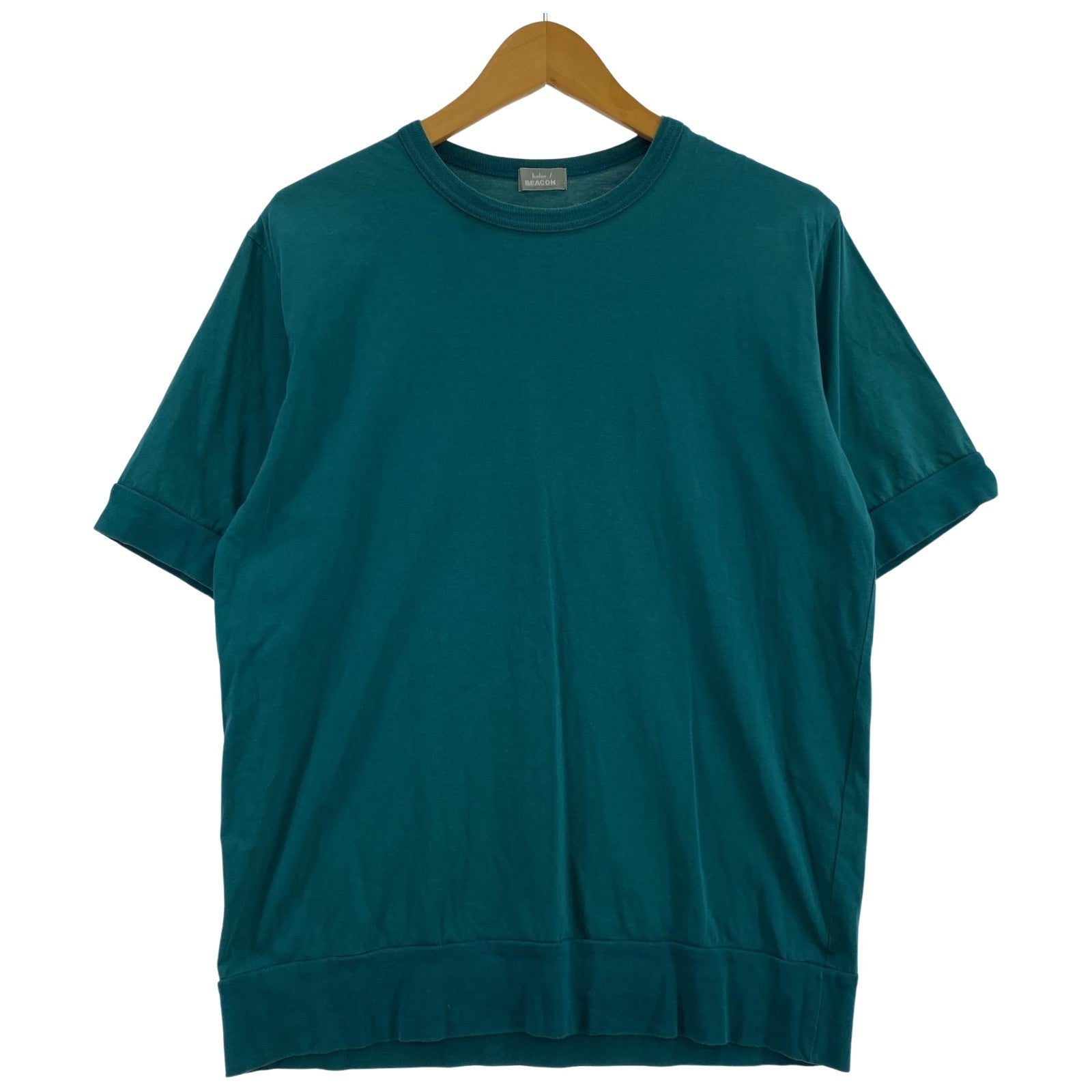 その他トップス kolor BEACON 21AW ソリッドクルーネック S/Sカットソー グリーン (2) 2 グリーン