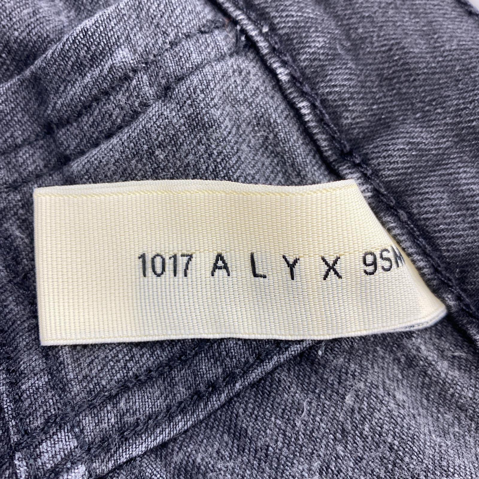 その他ボトムス 1017 ALYX 9SM ストレートデニムパンツ ブラック (32) ブラック