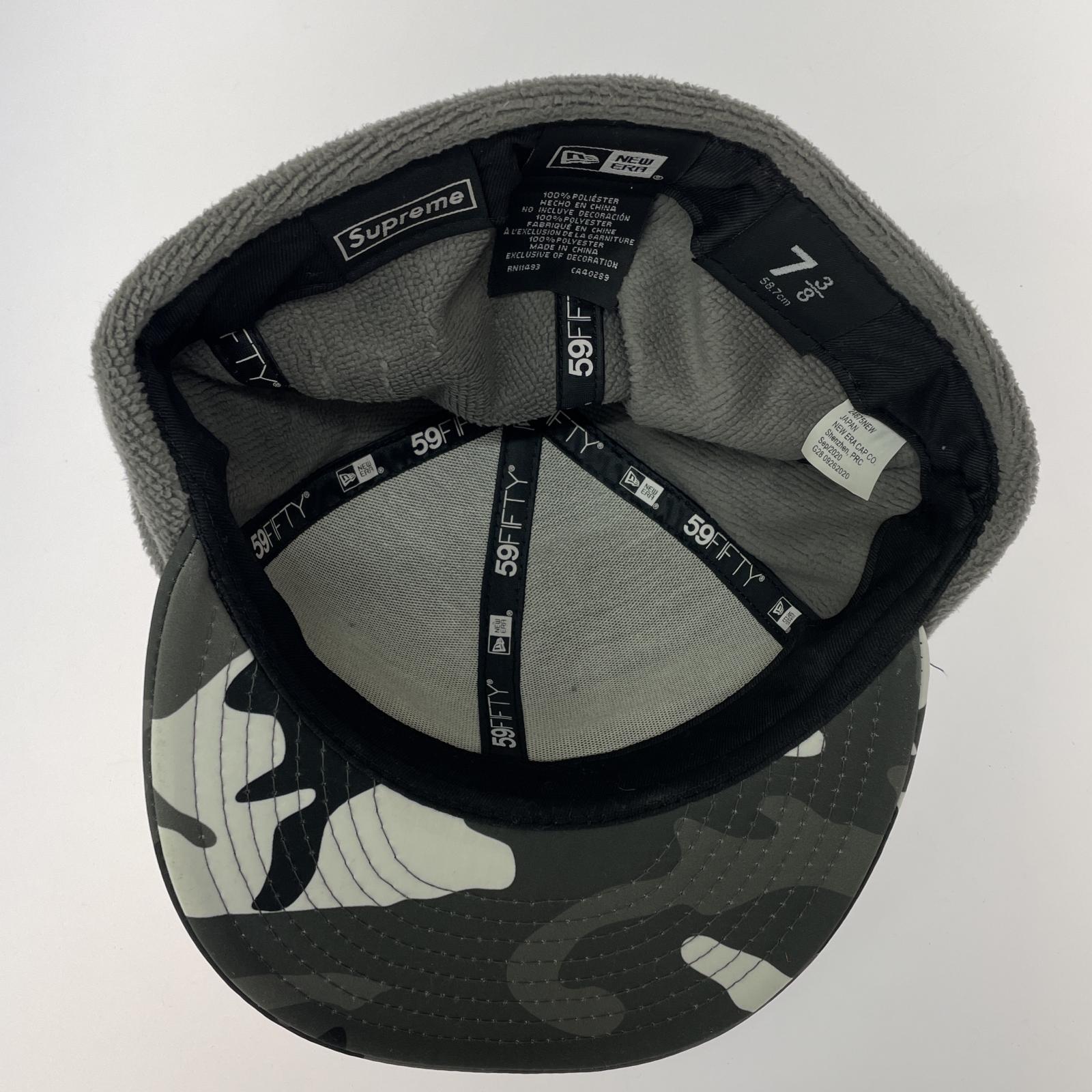 キャップ WINDSTOPPER Earflap Box Logo カモフラ グレー