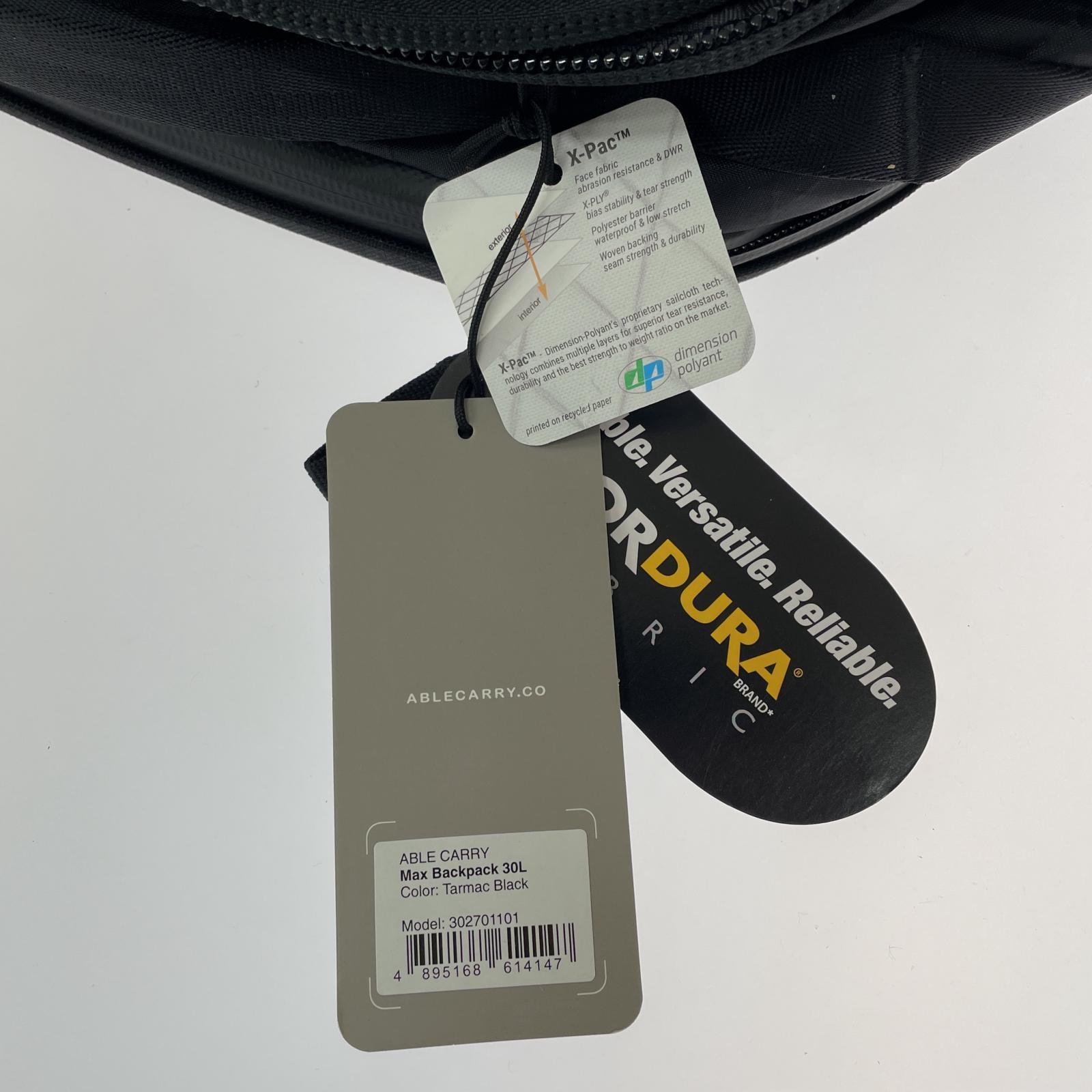 その他バッグ able carry max nylon backpack ブラック