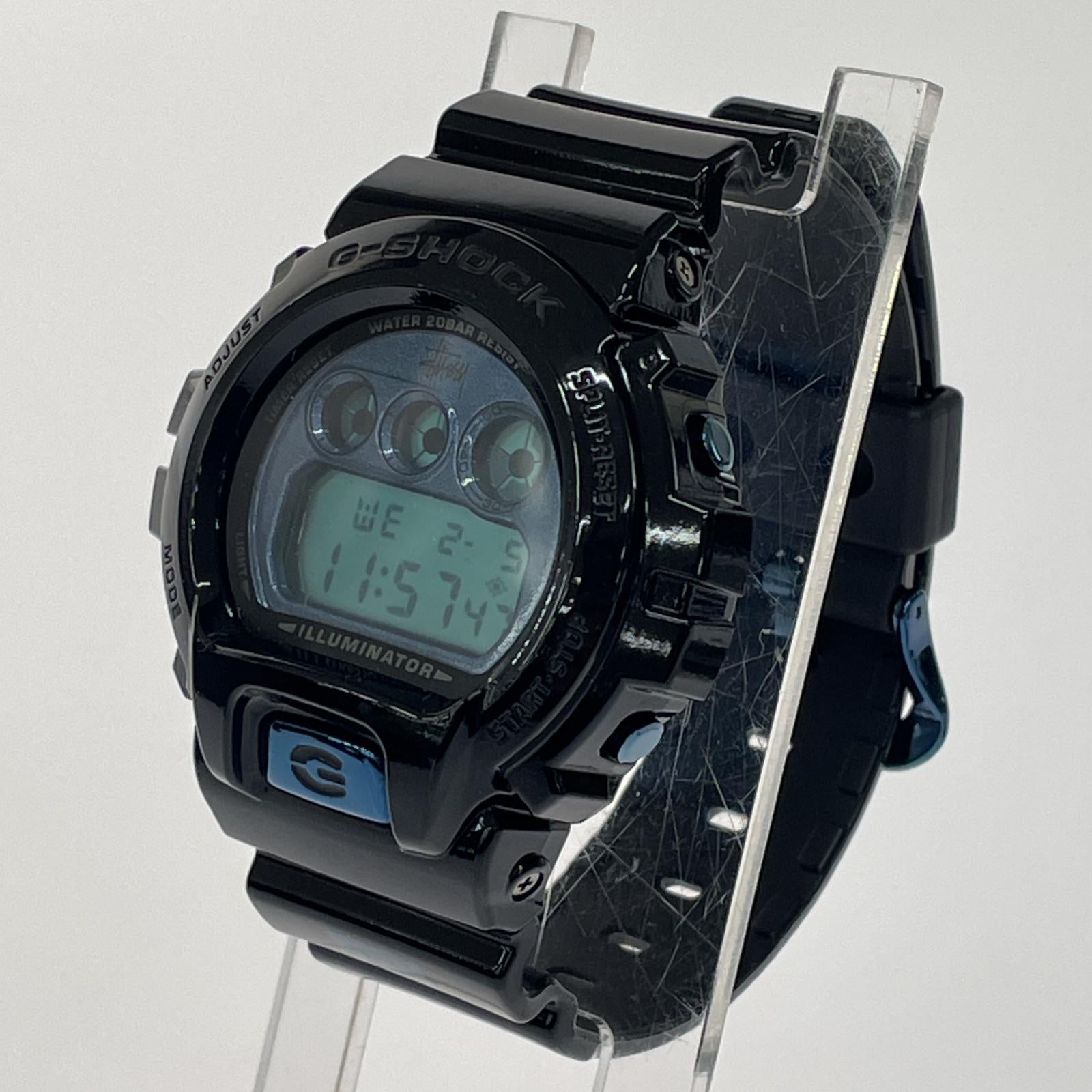 腕時計 G-SHOCK×STUSSY 30周年記念 DWー6900S ブラック